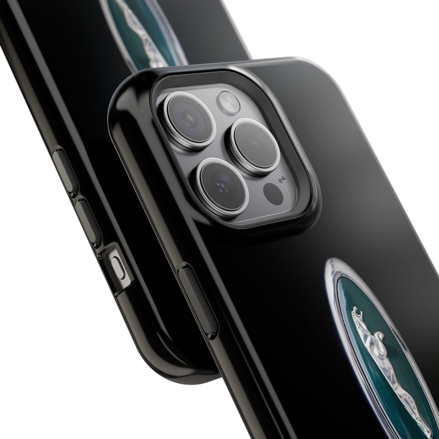 Magnetic Tough Cases, Classic Jaguar 'Leaper' Car Badge, Car Lover Gift, Protective iPhone Cover, Unique Design, Automotive Enthusiast
