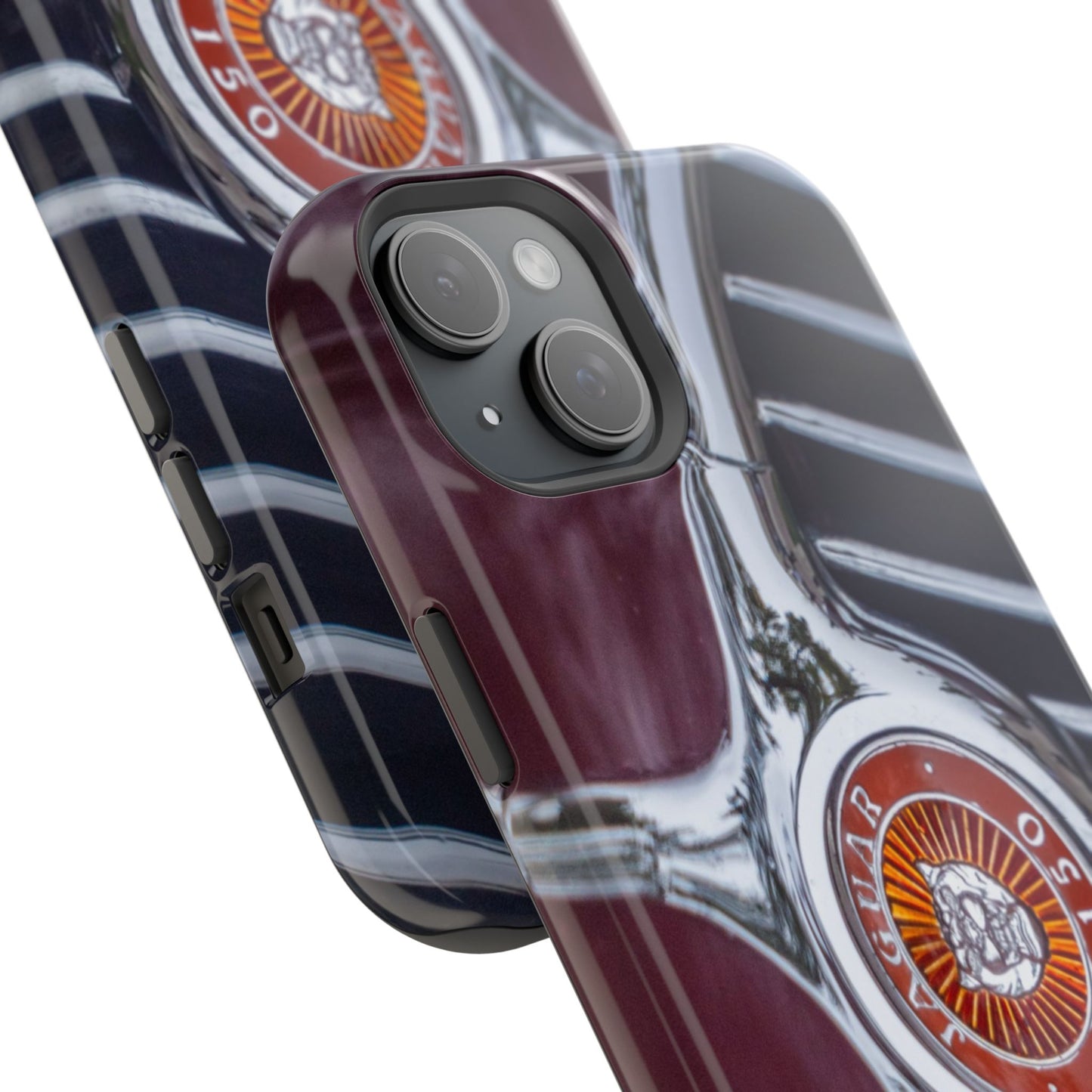 iPhone Cases, Jaguar XK 150 Sports Car Logo, Tough, Magnetic, Protective, Customizable, Car Lover Gift For Him, Father's Day