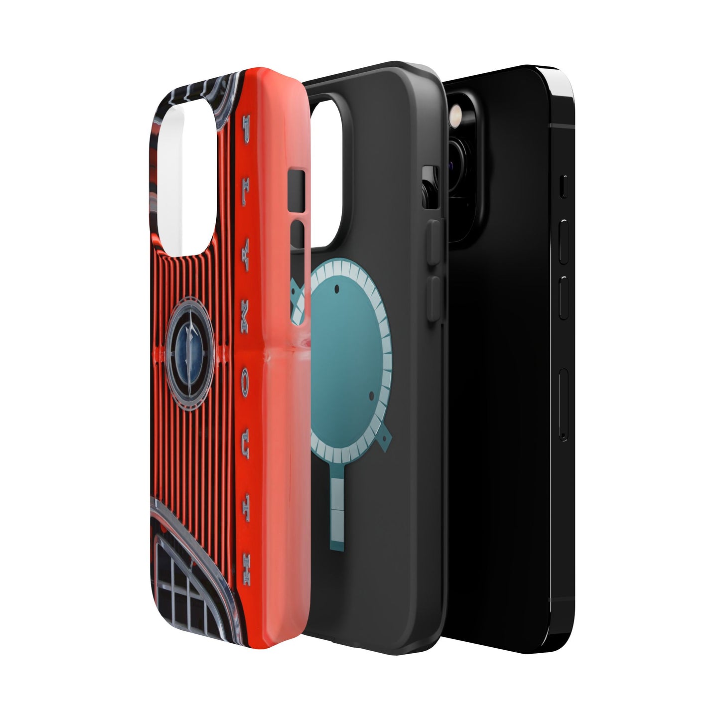 Car Enthusiast Phone Case, Muscle Car Lover Gift, Automotive Grill Design, Auto Fan Accessory, Vehicle Logo Cover, Retro Classic Car