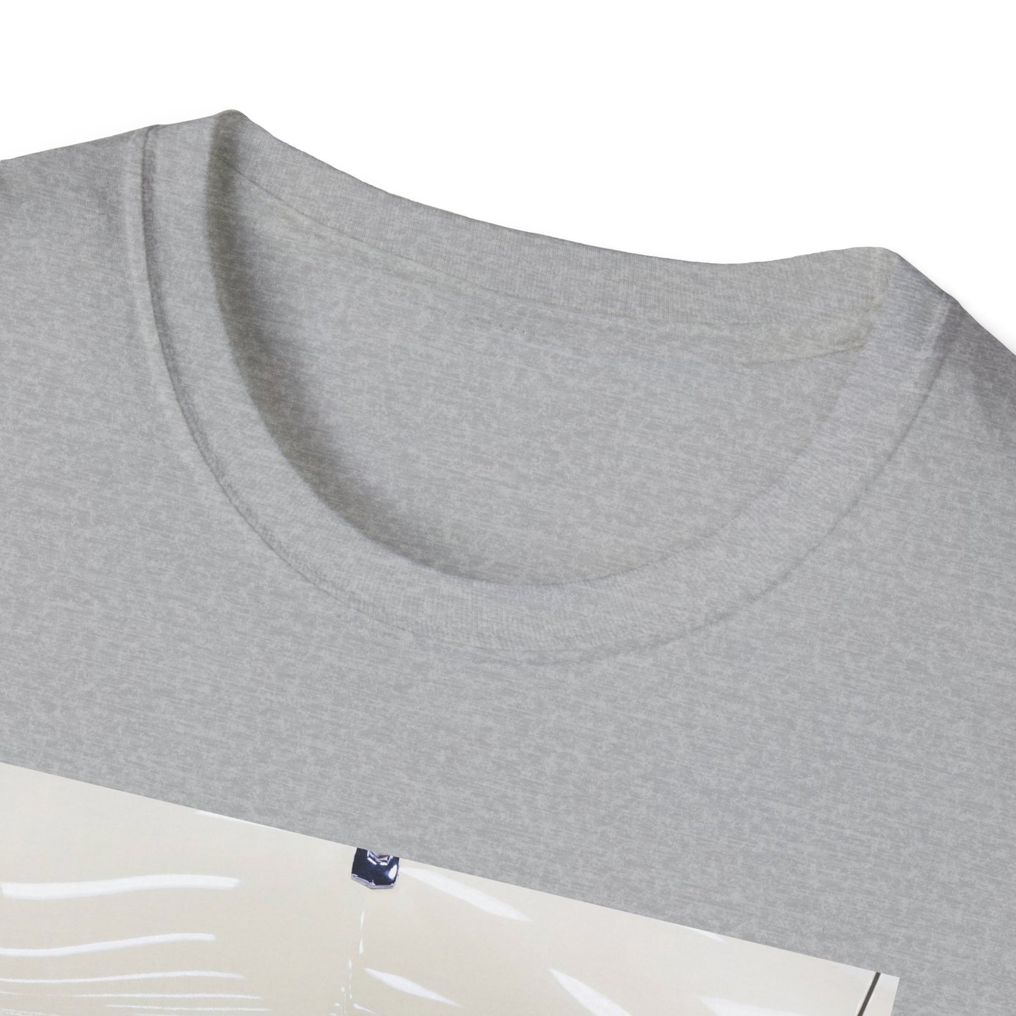 Vintage Car Grill Unisex Softstyle T-Shirt with 1949 Ford Country Squire Design