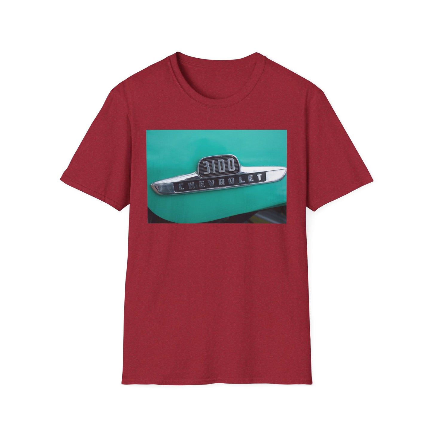 Chevrolet 3100 Classic Car 1/2 Ton Pickup Logo with Chrome Trim.