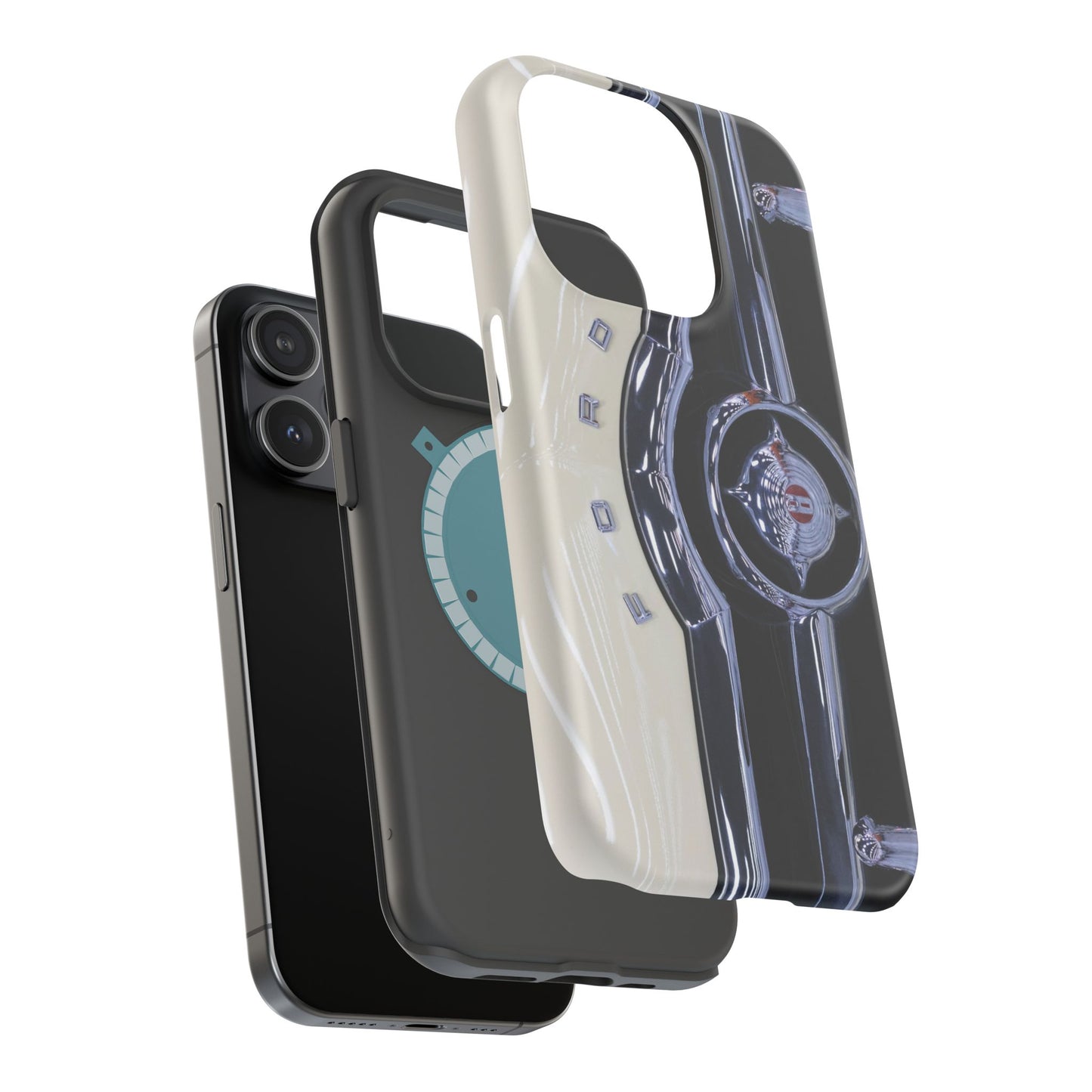 Vintage Car Magnetic Tough iPhone Cases - Automotive Lover's Phone Covers, Gift for Car Enthusiasts, Classic Car Accessories, Unique Phone
