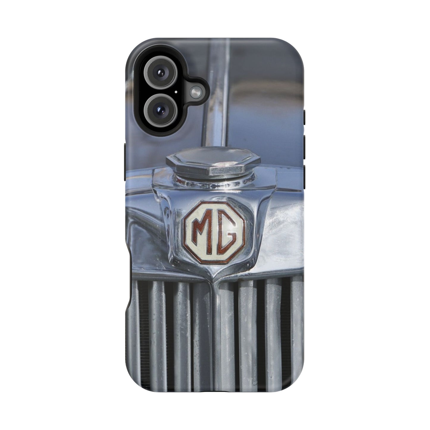 iPhone Case, 1953 MG TD Classic Sports Car Magnetic Tough Case, Vintage Car Gift, Car Enthusiast Phone Cover, Vehicle Lover Tech Accessory,