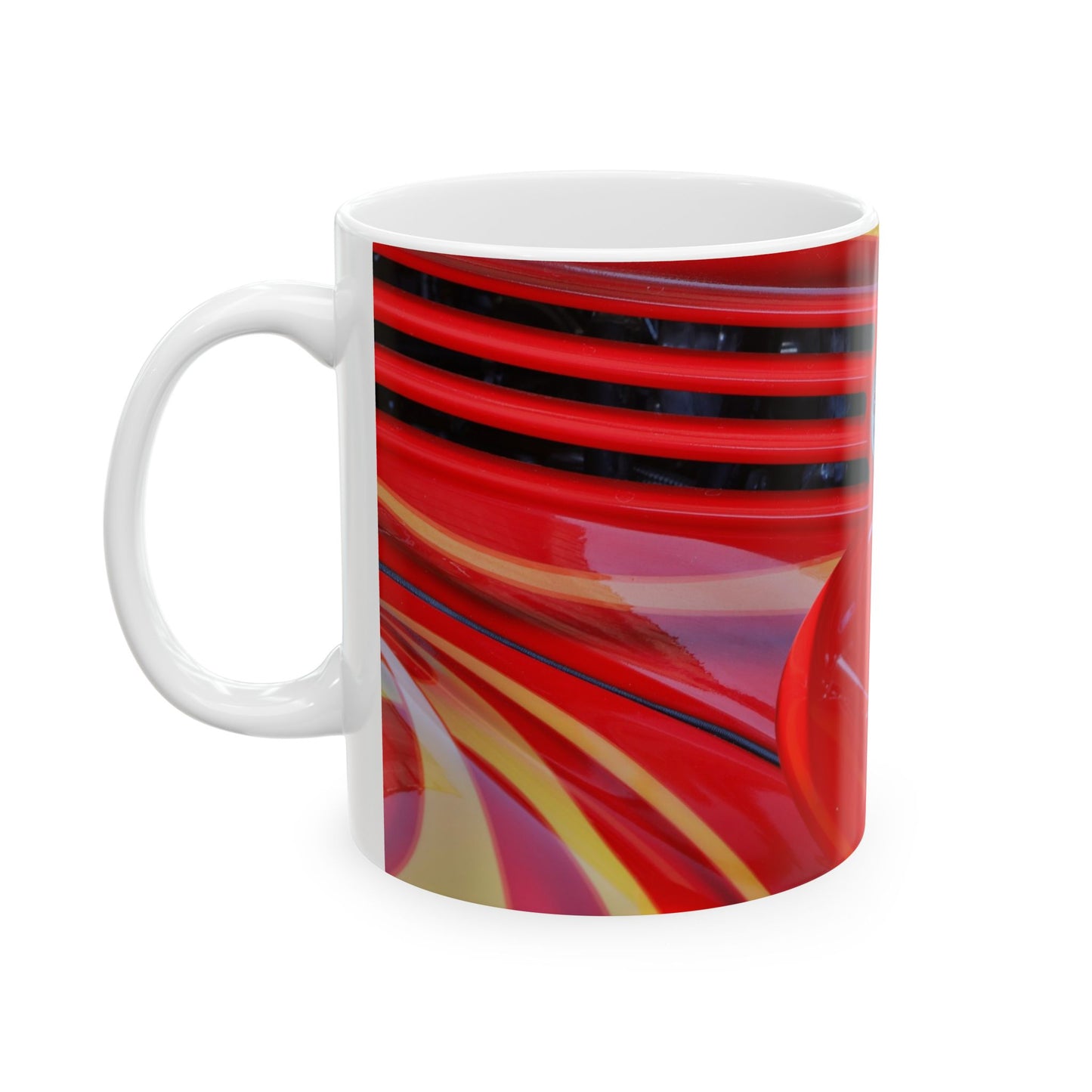 Classic car Ford Hot Rod ready to rock 11 or 15oz ceramic mugs.