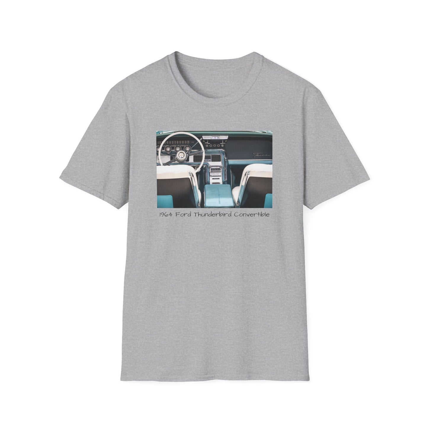 Copy of Classic Car T-Shirt, Vintage Car Tee, Retro Car Shirt, Car Lover Gift, Muscle Car Apparel, Ford Thunderbird, Convertible