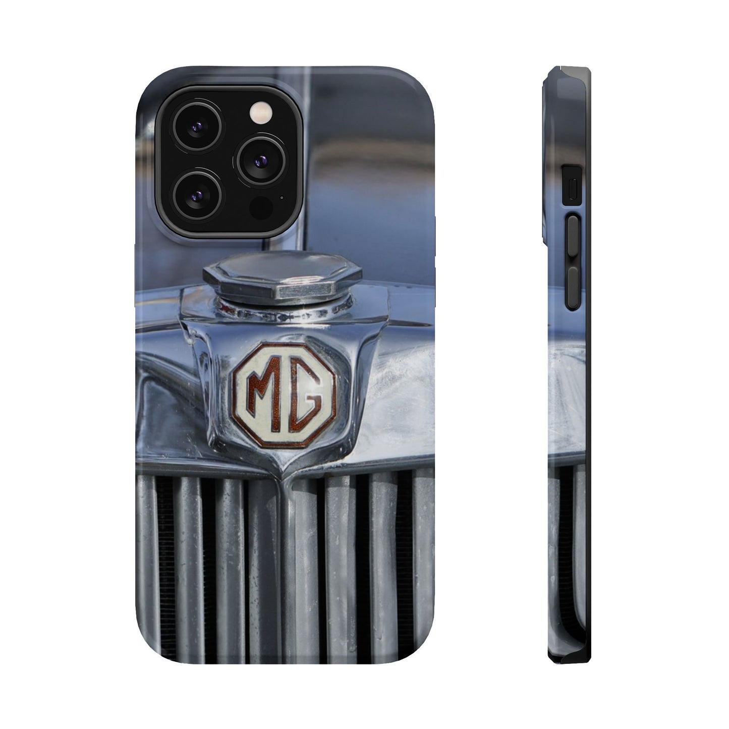 iPhone Case, 1953 MG TD Classic Sports Car Magnetic Tough Case, Vintage Car Gift, Car Enthusiast Phone Cover, Vehicle Lover Tech Accessory,