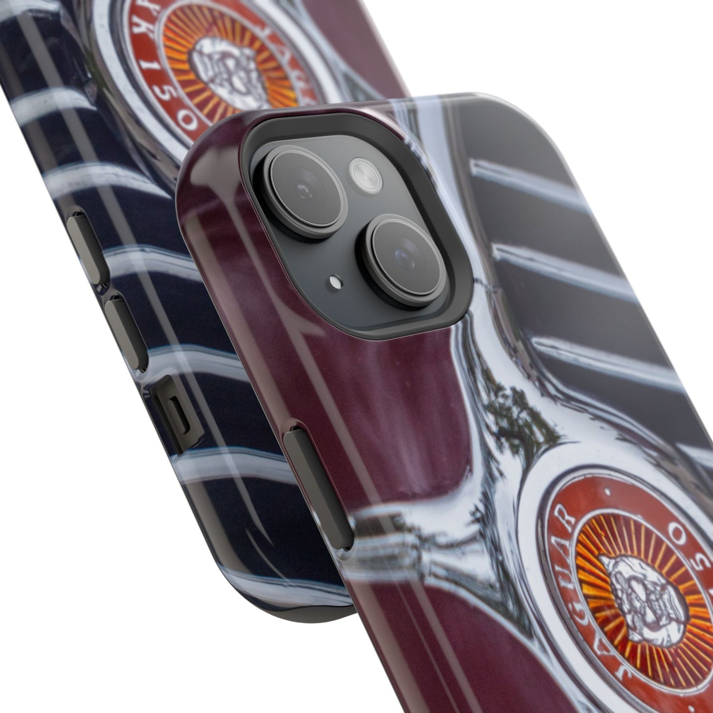 iPhone Cases, Jaguar XK 150 Sports Car Logo, Tough, Magnetic, Protective, Customizable, Car Lover Gift For Him, Father's Day