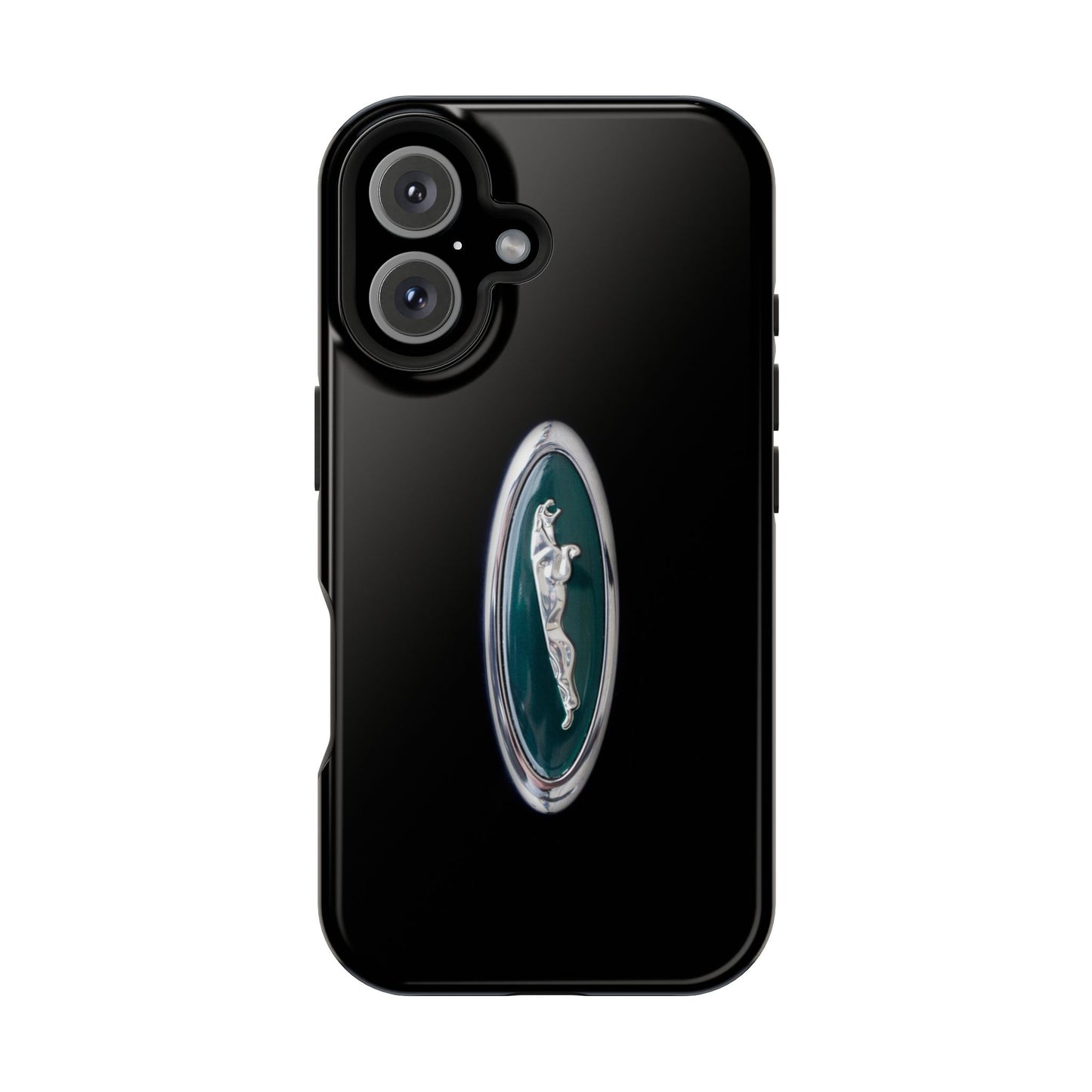 Magnetic Tough Cases, Classic Jaguar 'Leaper' Car Badge, Car Lover Gift, Protective iPhone Cover, Unique Design, Automotive Enthusiast