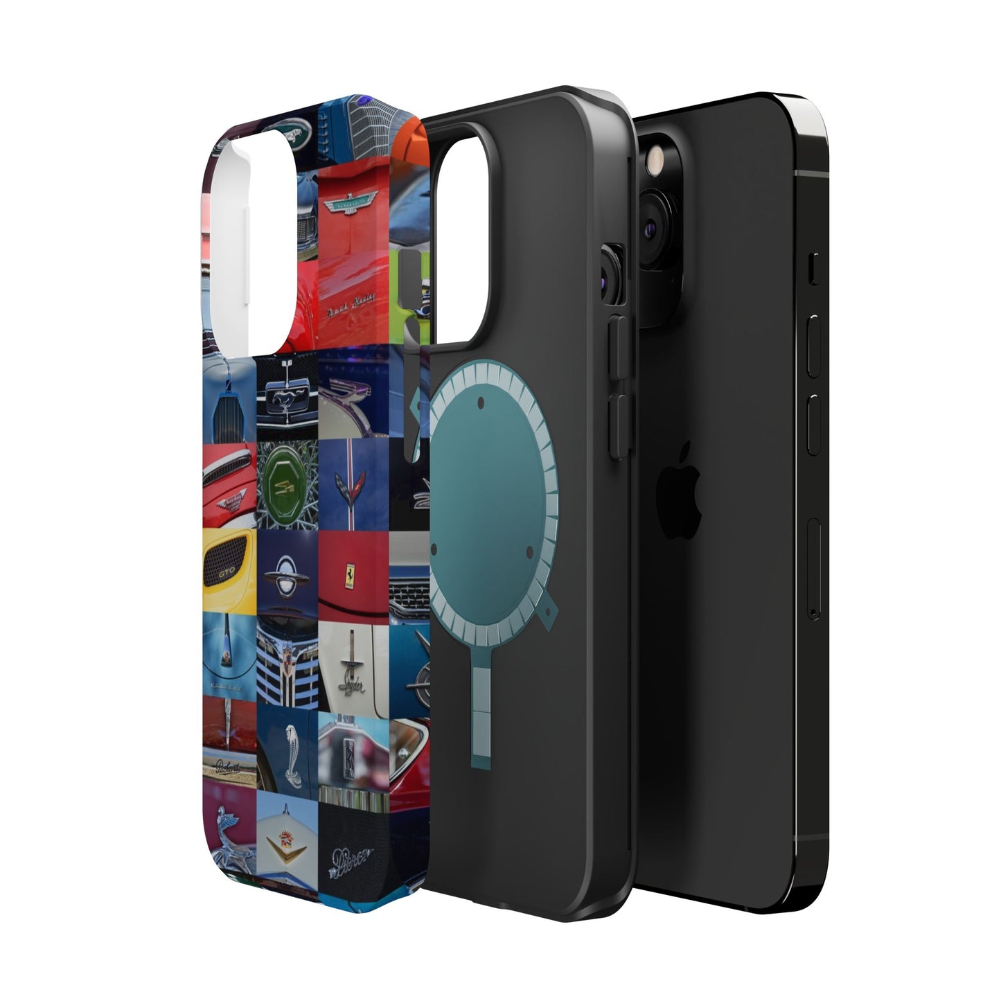 Magnetic Tough Cases, Muscle Car Logo Badges, Classic Car Details - iPhone Accessories, Protective Cover, Vehicle Enthusiast Gift, Car Lover