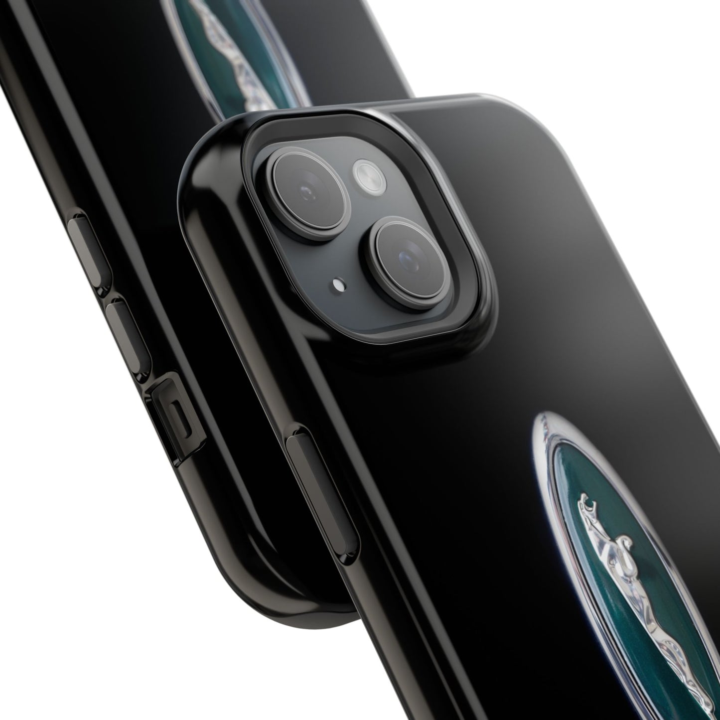 Magnetic Tough Cases, Classic Jaguar 'Leaper' Car Badge, Car Lover Gift, Protective iPhone Cover, Unique Design, Automotive Enthusiast