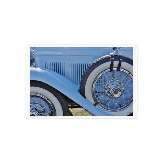 Vintage Car Prints, 1928 Hudson Super Six Poster, Automotive Art, Man Cave Wall Decor, Garage Decor, Car Enthusiast Gift