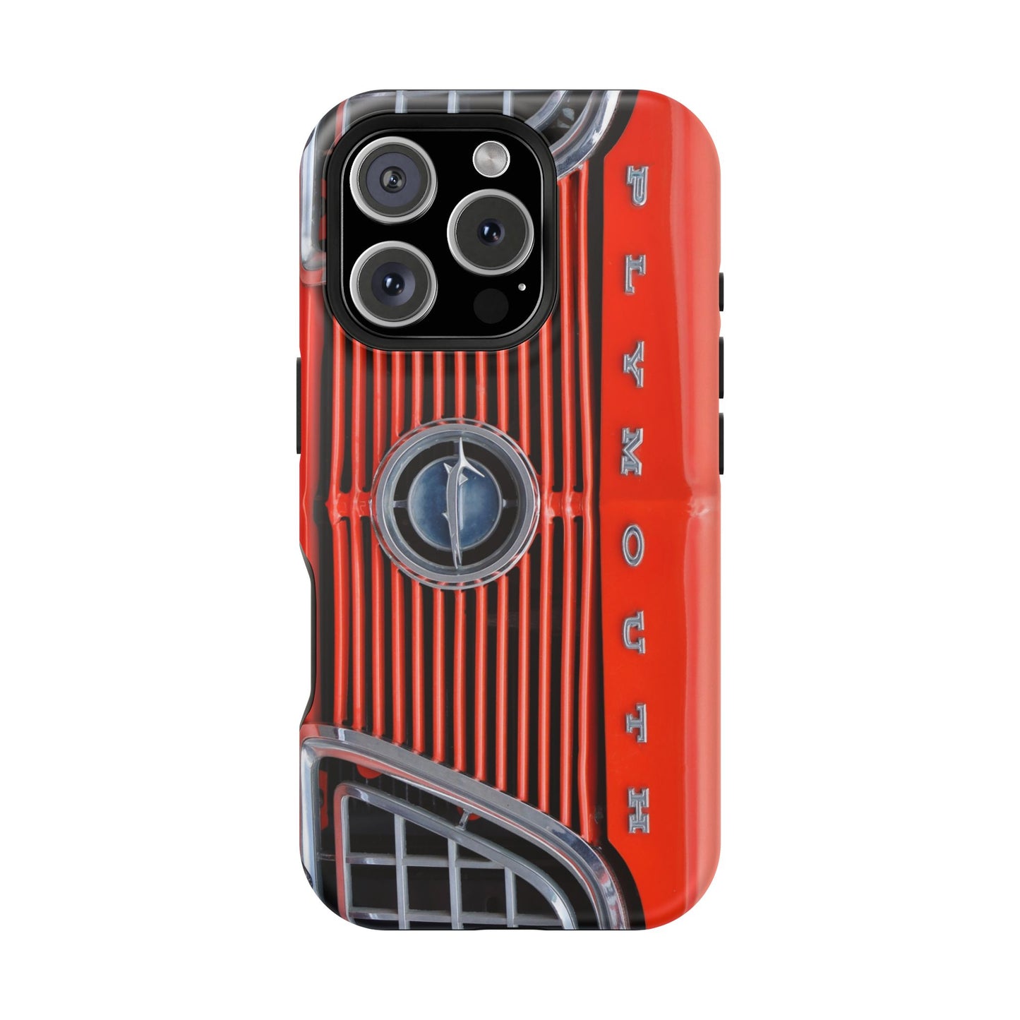 Car Enthusiast Phone Case, Muscle Car Lover Gift, Automotive Grill Design, Auto Fan Accessory, Vehicle Logo Cover, Retro Classic Car