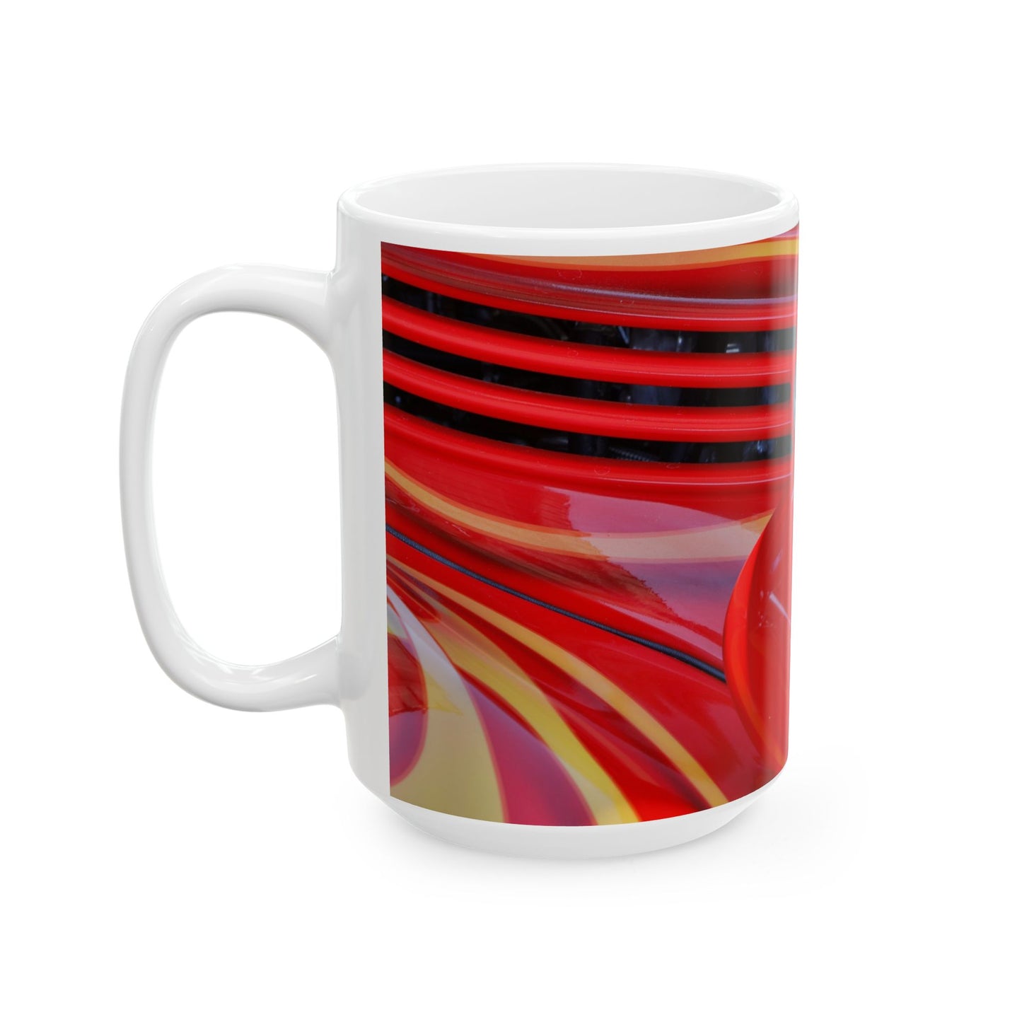 Classic car Ford Hot Rod ready to rock 11 or 15oz ceramic mugs.