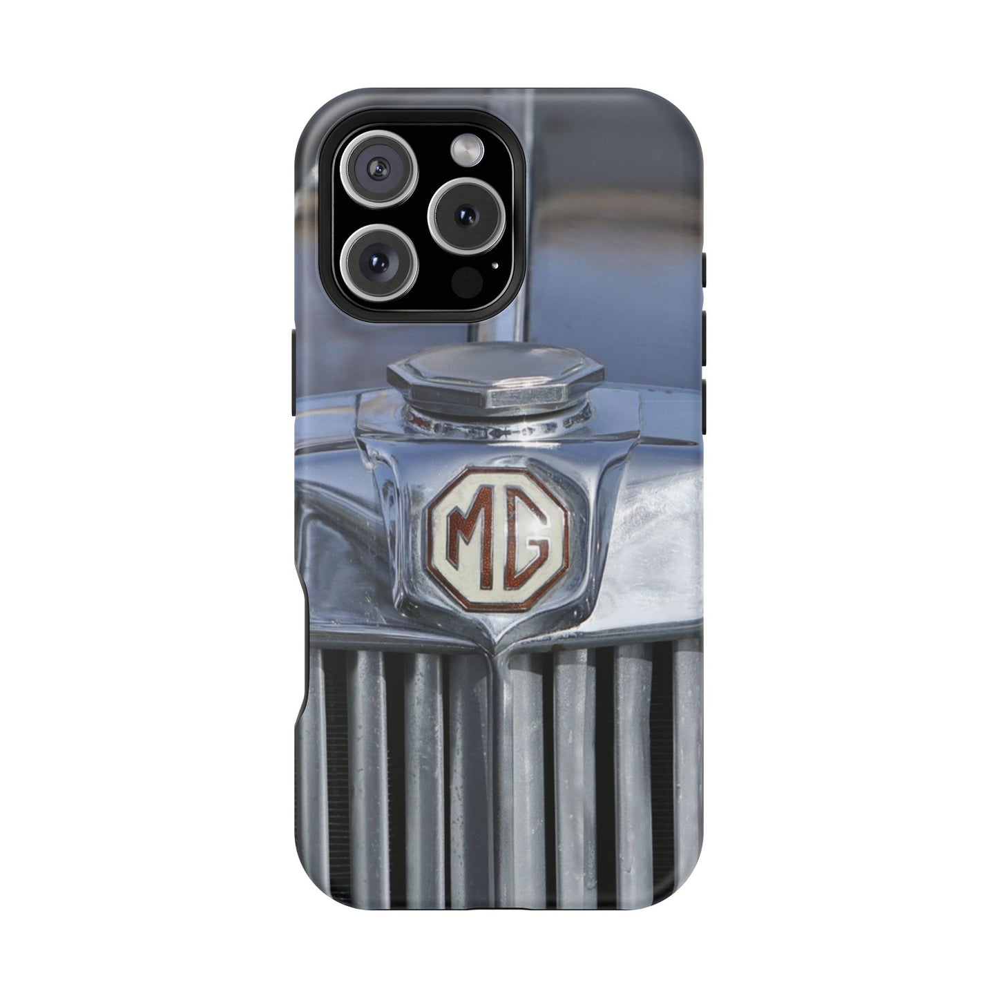 iPhone Case, 1953 MG TD Classic Sports Car Magnetic Tough Case, Vintage Car Gift, Car Enthusiast Phone Cover, Vehicle Lover Tech Accessory,