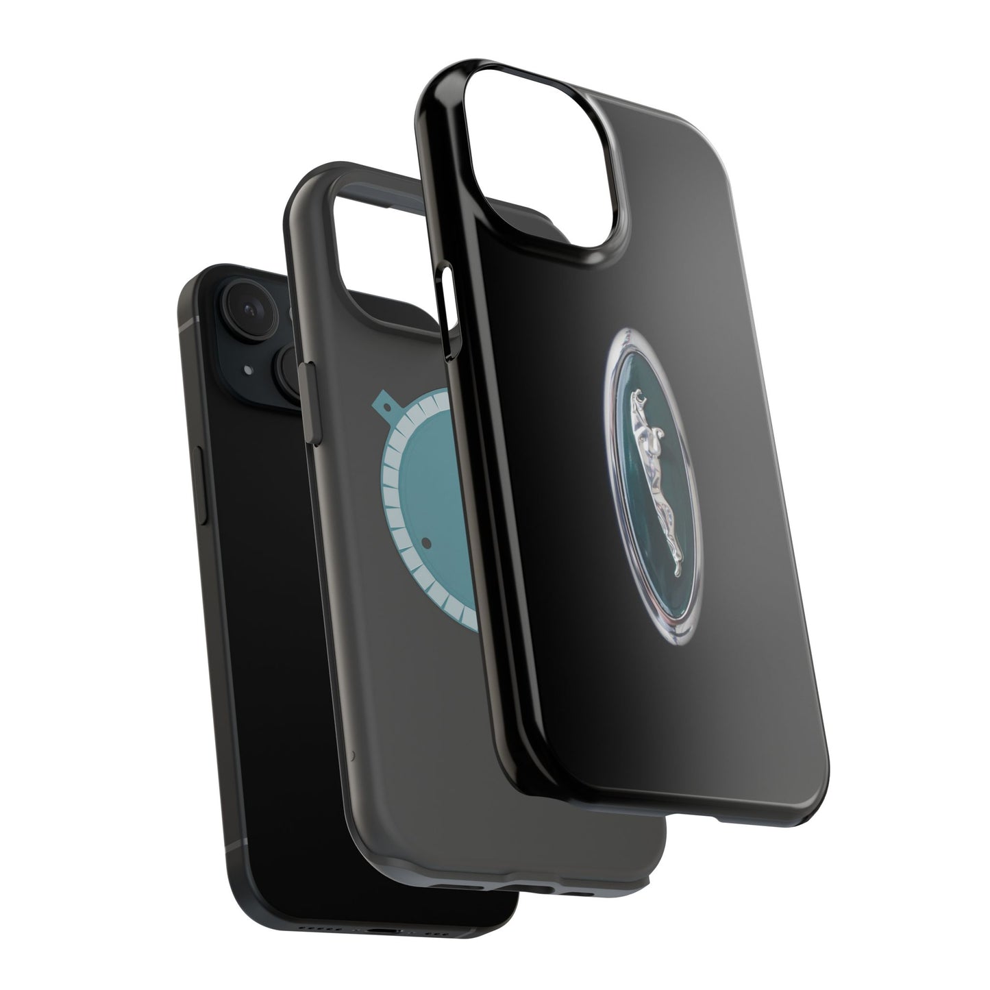 Magnetic Tough Cases, Classic Jaguar 'Leaper' Car Badge, Car Lover Gift, Protective iPhone Cover, Unique Design, Automotive Enthusiast