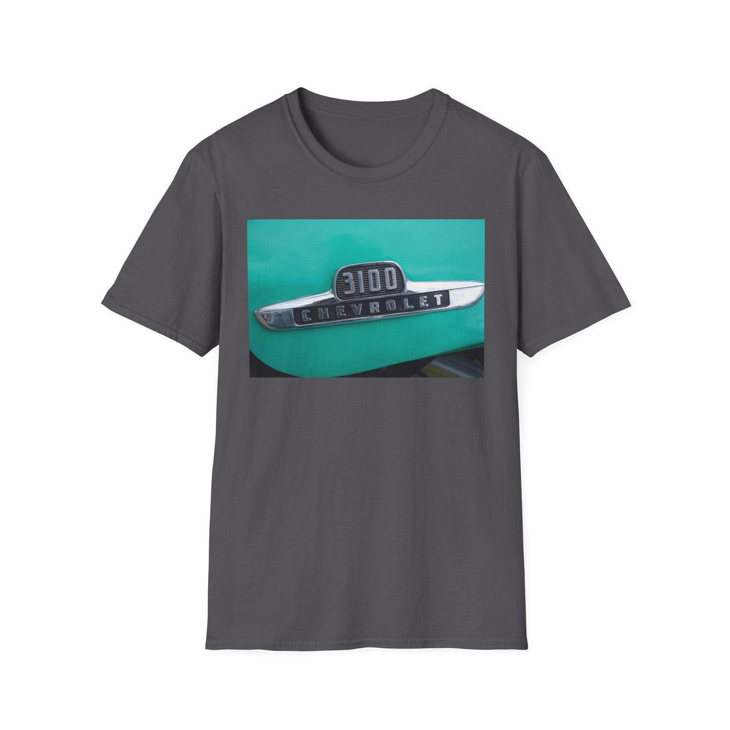 Chevrolet 3100 Classic Car 1/2 Ton Pickup Logo with Chrome Trim.