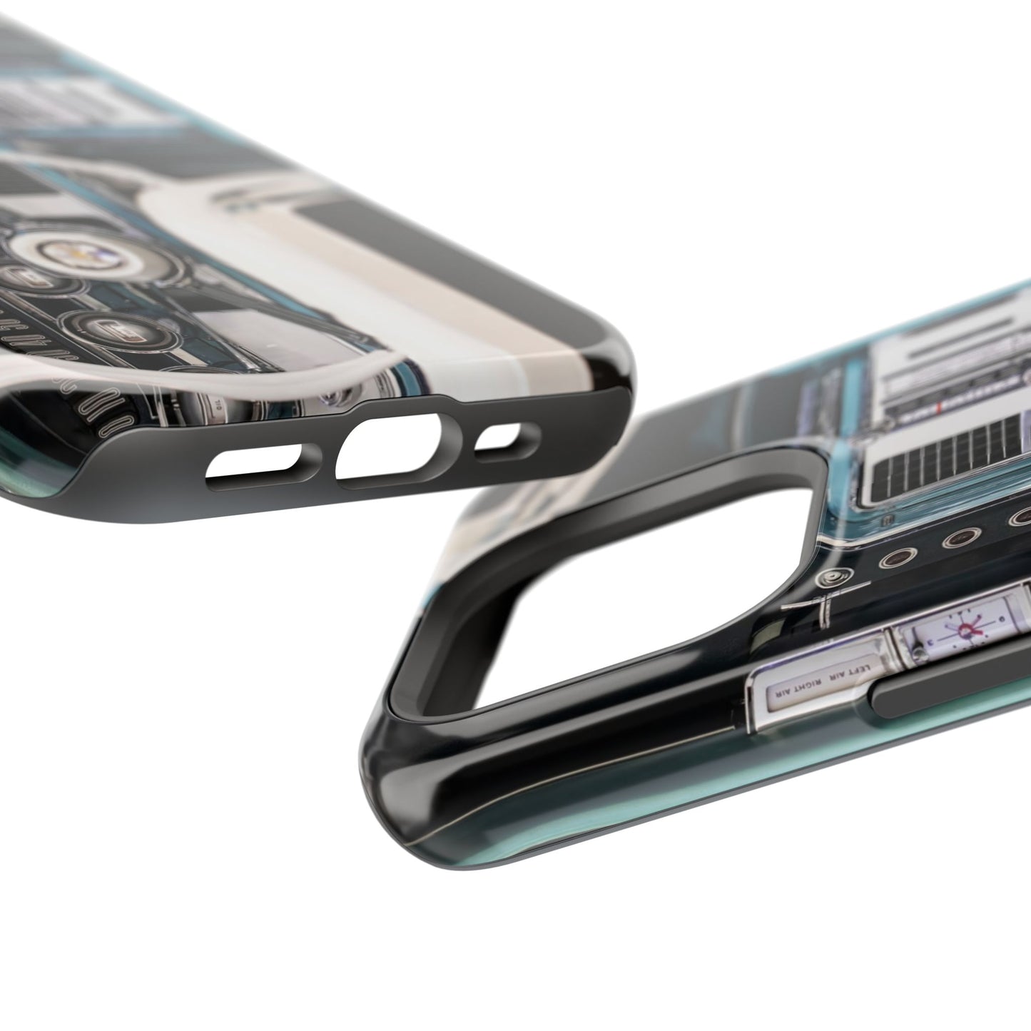 Vintage Car Dashboard Magnetic Tough Cases, 1964 Ford Thunderbird Phone Case, Automotive Gift, Car Lover Gift, Retro Auto Accessories, Car