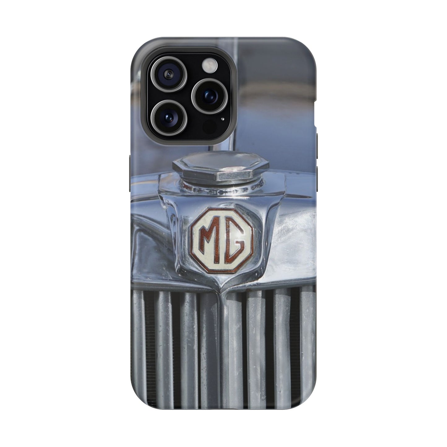 iPhone Case, 1953 MG TD Classic Sports Car Magnetic Tough Case, Vintage Car Gift, Car Enthusiast Phone Cover, Vehicle Lover Tech Accessory,
