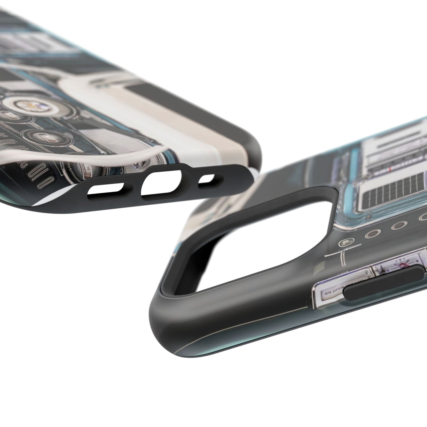 Vintage Car Dashboard Magnetic Tough Cases, 1964 Ford Thunderbird Phone Case, Automotive Gift, Car Lover Gift, Retro Auto Accessories, Car