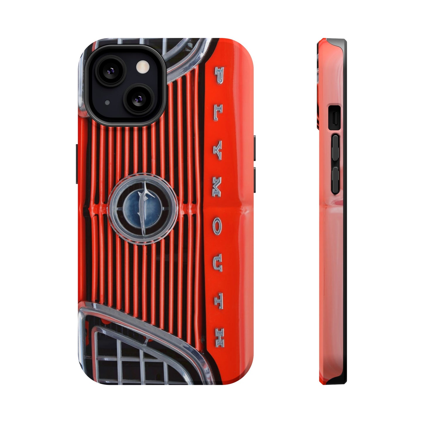 Car Enthusiast Phone Case, Muscle Car Lover Gift, Automotive Grill Design, Auto Fan Accessory, Vehicle Logo Cover, Retro Classic Car