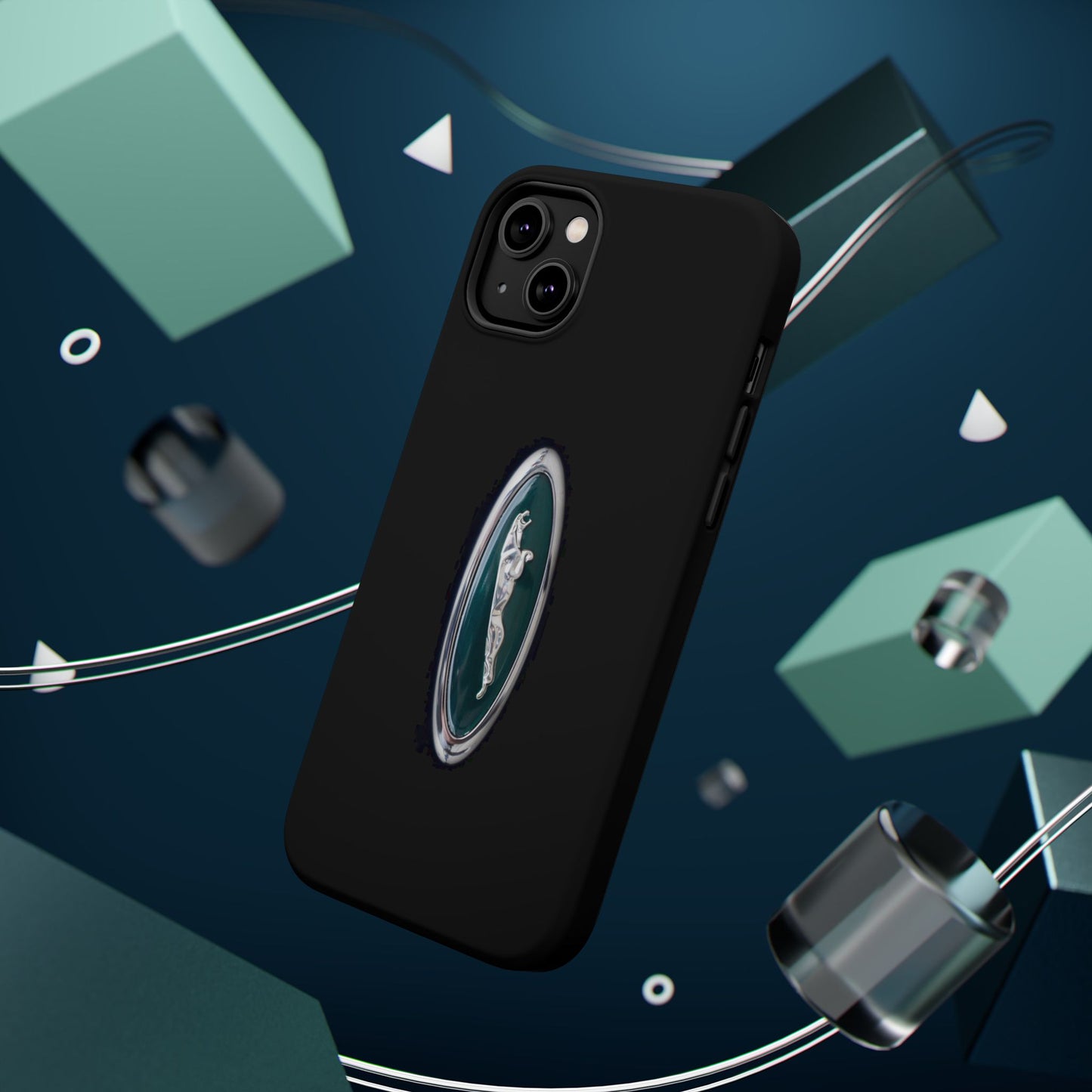 Magnetic Tough Cases, Classic Jaguar 'Leaper' Car Badge, Car Lover Gift, Protective iPhone Cover, Unique Design, Automotive Enthusiast