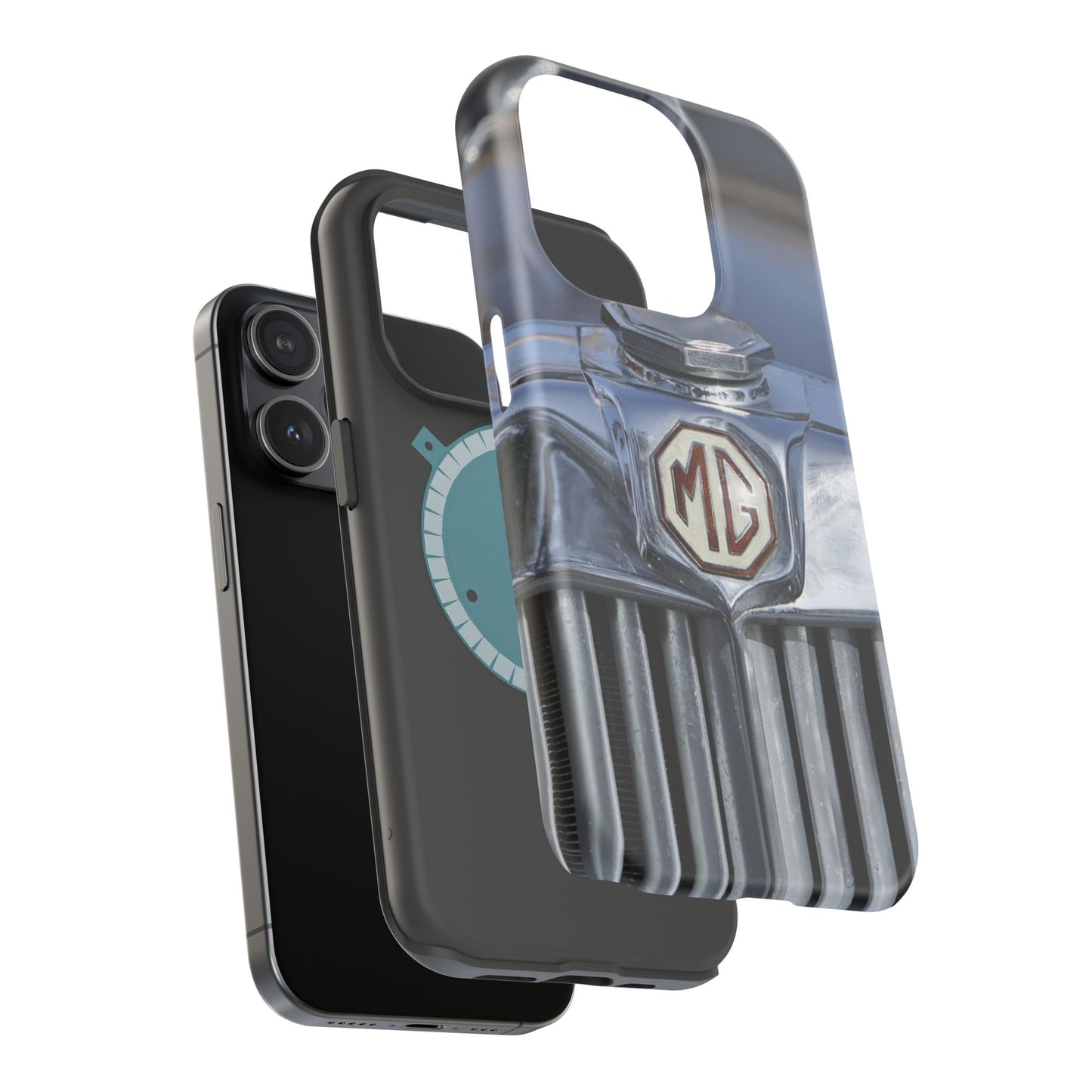 iPhone Case, 1953 MG TD Classic Sports Car Magnetic Tough Case, Vintage Car Gift, Car Enthusiast Phone Cover, Vehicle Lover Tech Accessory,