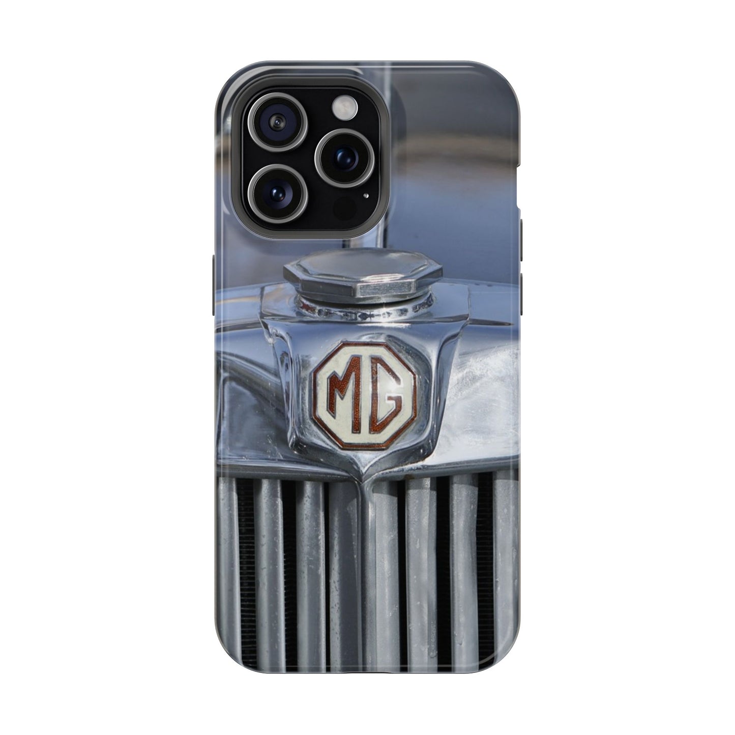iPhone Case, 1953 MG TD Classic Sports Car Magnetic Tough Case, Vintage Car Gift, Car Enthusiast Phone Cover, Vehicle Lover Tech Accessory,
