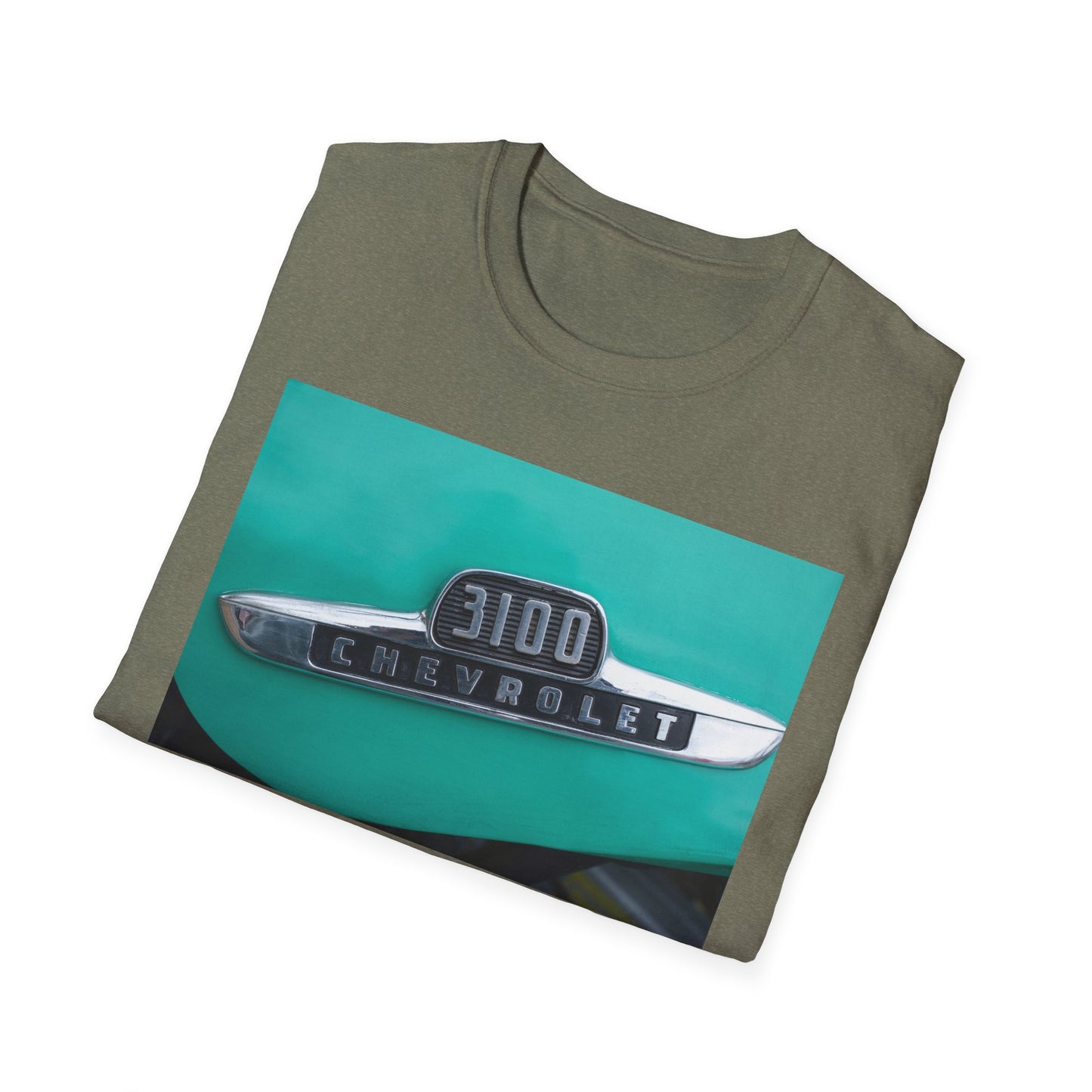 Chevrolet 3100 Classic Car 1/2 Ton Pickup Logo with Chrome Trim.