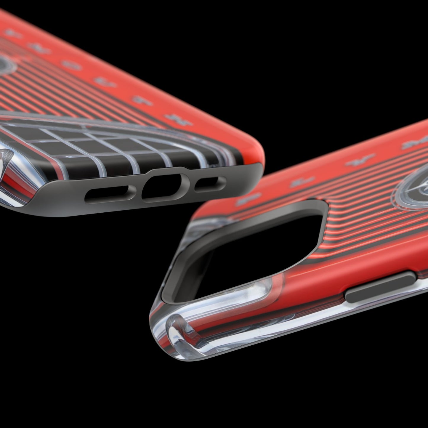 Car Enthusiast Phone Case, Muscle Car Lover Gift, Automotive Grill Design, Auto Fan Accessory, Vehicle Logo Cover, Retro Classic Car
