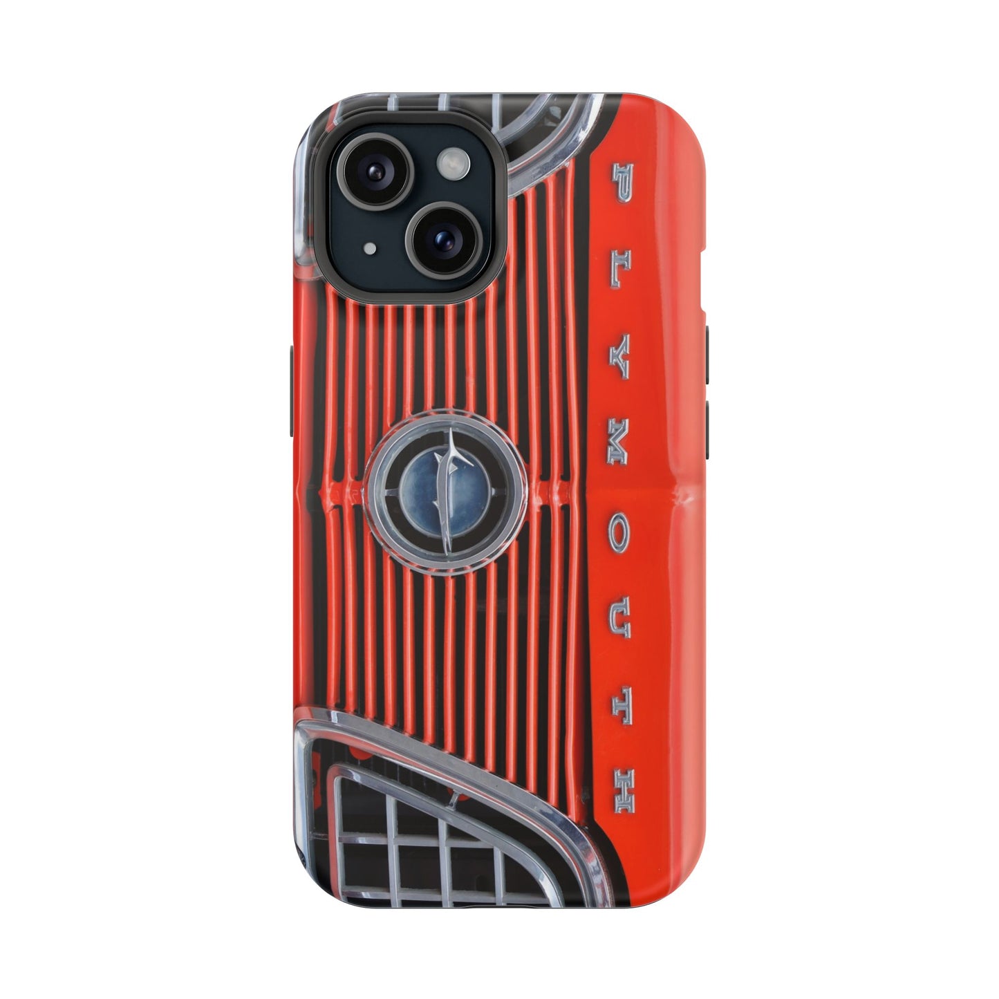 Car Enthusiast Phone Case, Muscle Car Lover Gift, Automotive Grill Design, Auto Fan Accessory, Vehicle Logo Cover, Retro Classic Car