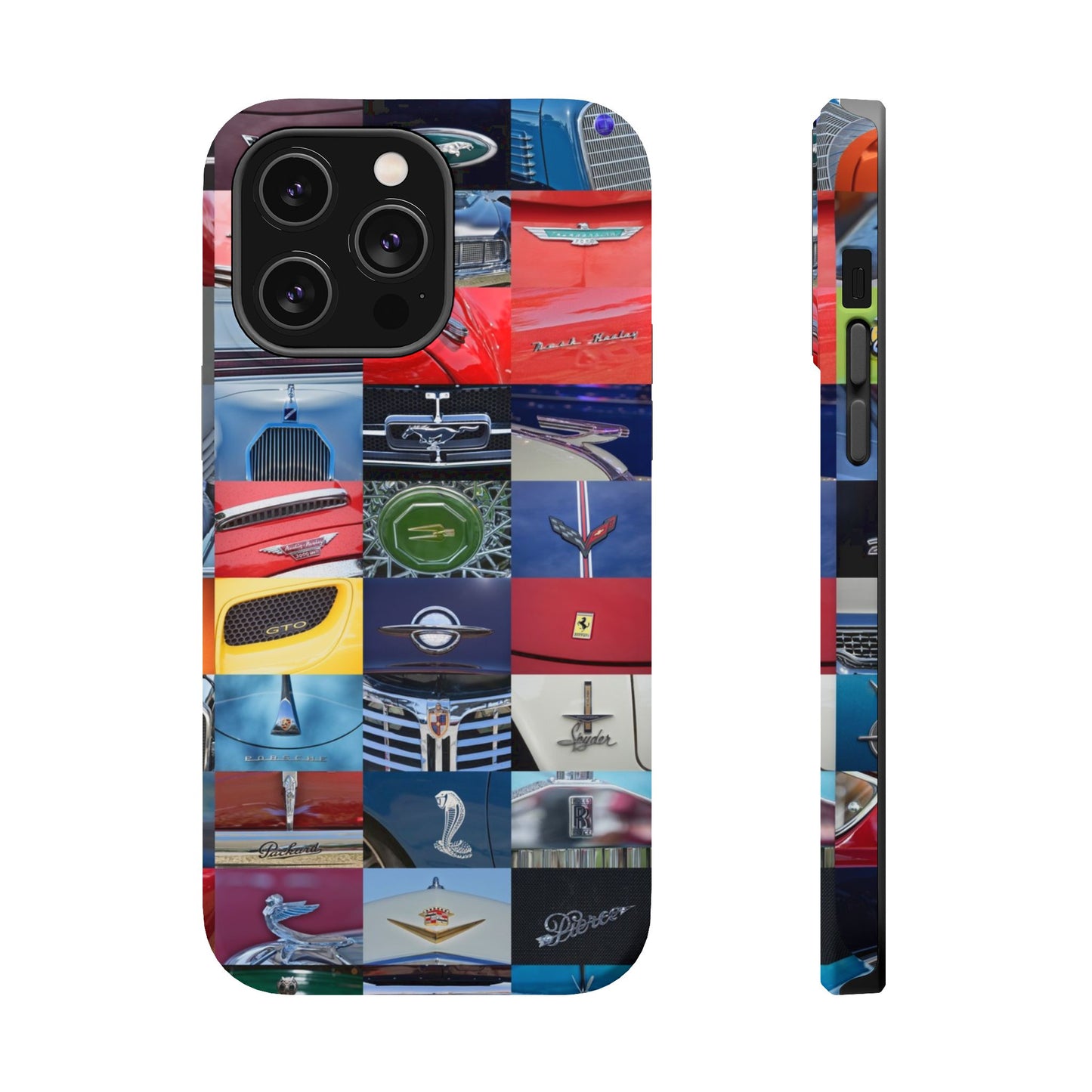 Magnetic Tough Cases, Muscle Car Logo Badges, Classic Car Details - iPhone Accessories, Protective Cover, Vehicle Enthusiast Gift, Car Lover