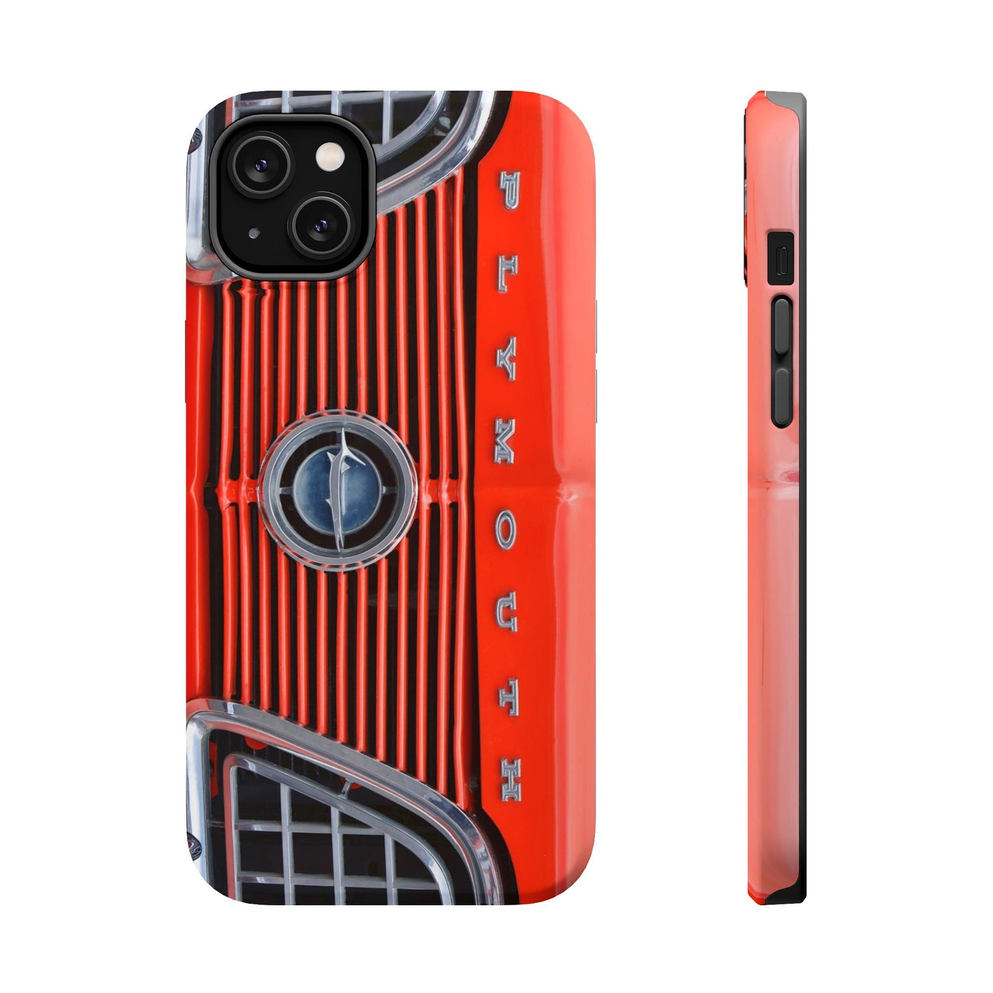 Car Enthusiast Phone Case, Muscle Car Lover Gift, Automotive Grill Design, Auto Fan Accessory, Vehicle Logo Cover, Retro Classic Car