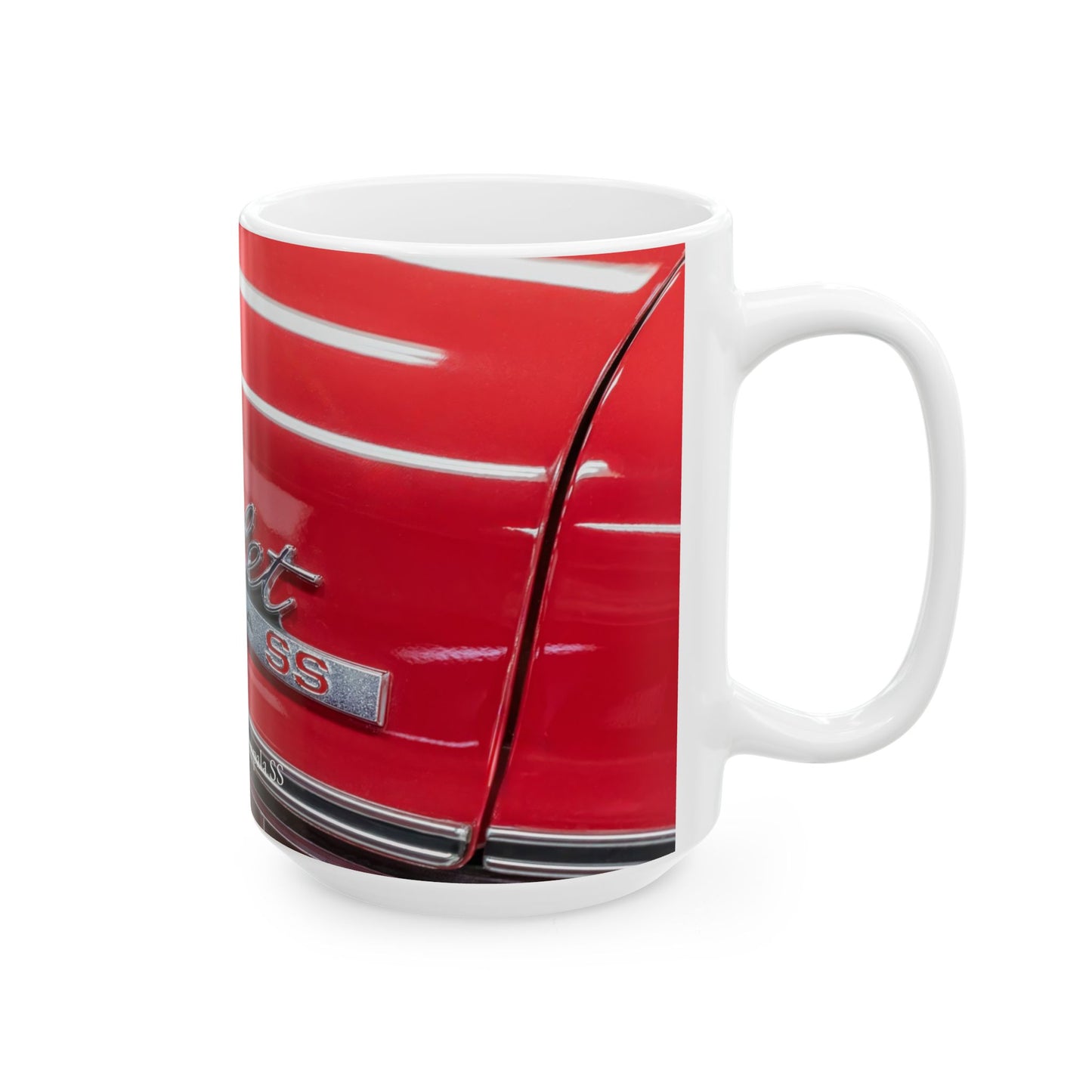 Chevrolet Impala Classic Car Ceramic Mug, Vintage Muscle Car Coffee Cup, Antique Automobile Gift, Hot Rod Drinkware, Car Enthusiast Tea Mug