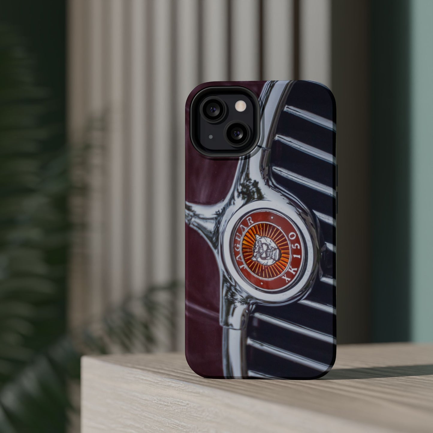 iPhone Cases, Jaguar XK 150 Sports Car Logo, Tough, Magnetic, Protective, Customizable, Car Lover Gift For Him, Father's Day