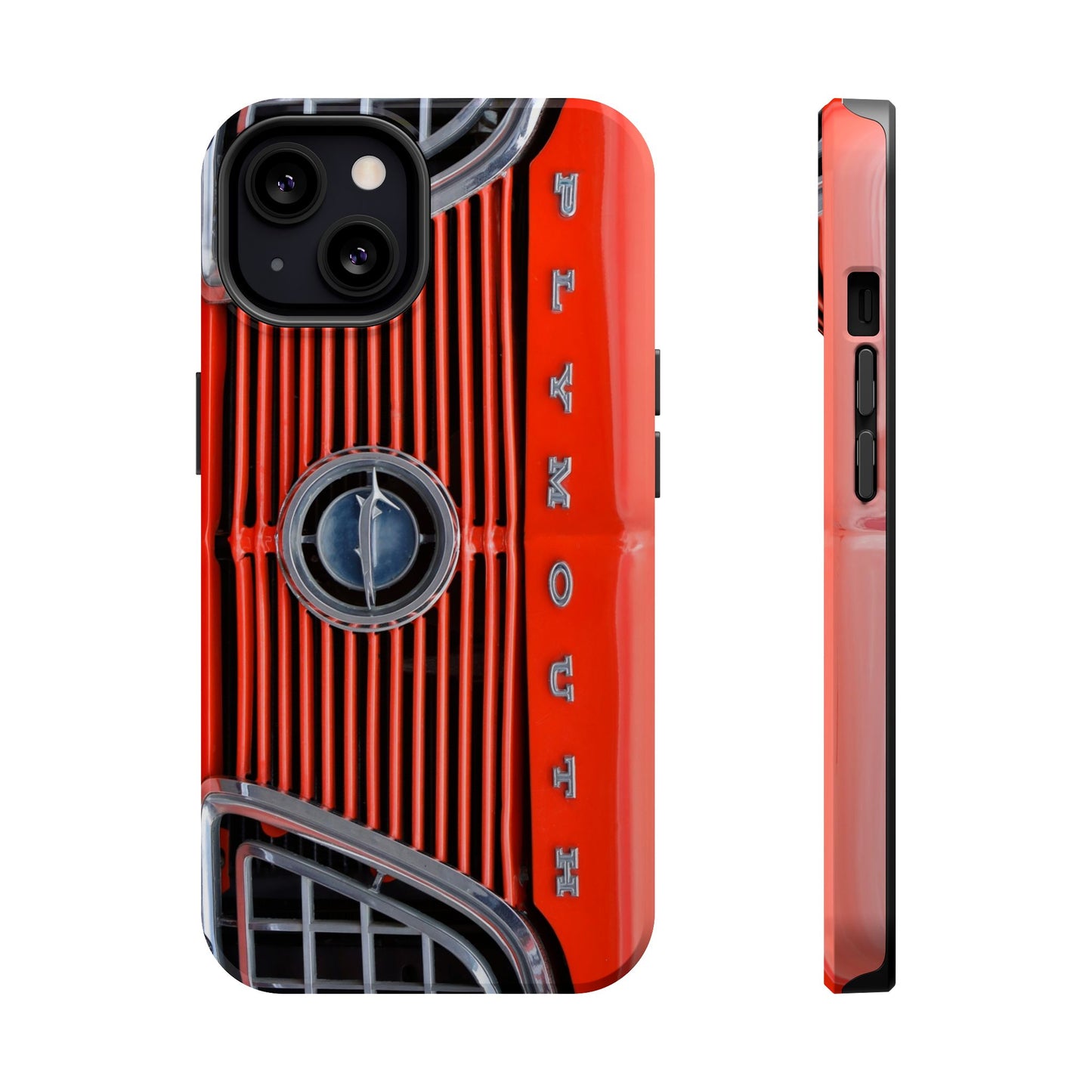 Car Enthusiast Phone Case, Muscle Car Lover Gift, Automotive Grill Design, Auto Fan Accessory, Vehicle Logo Cover, Retro Classic Car
