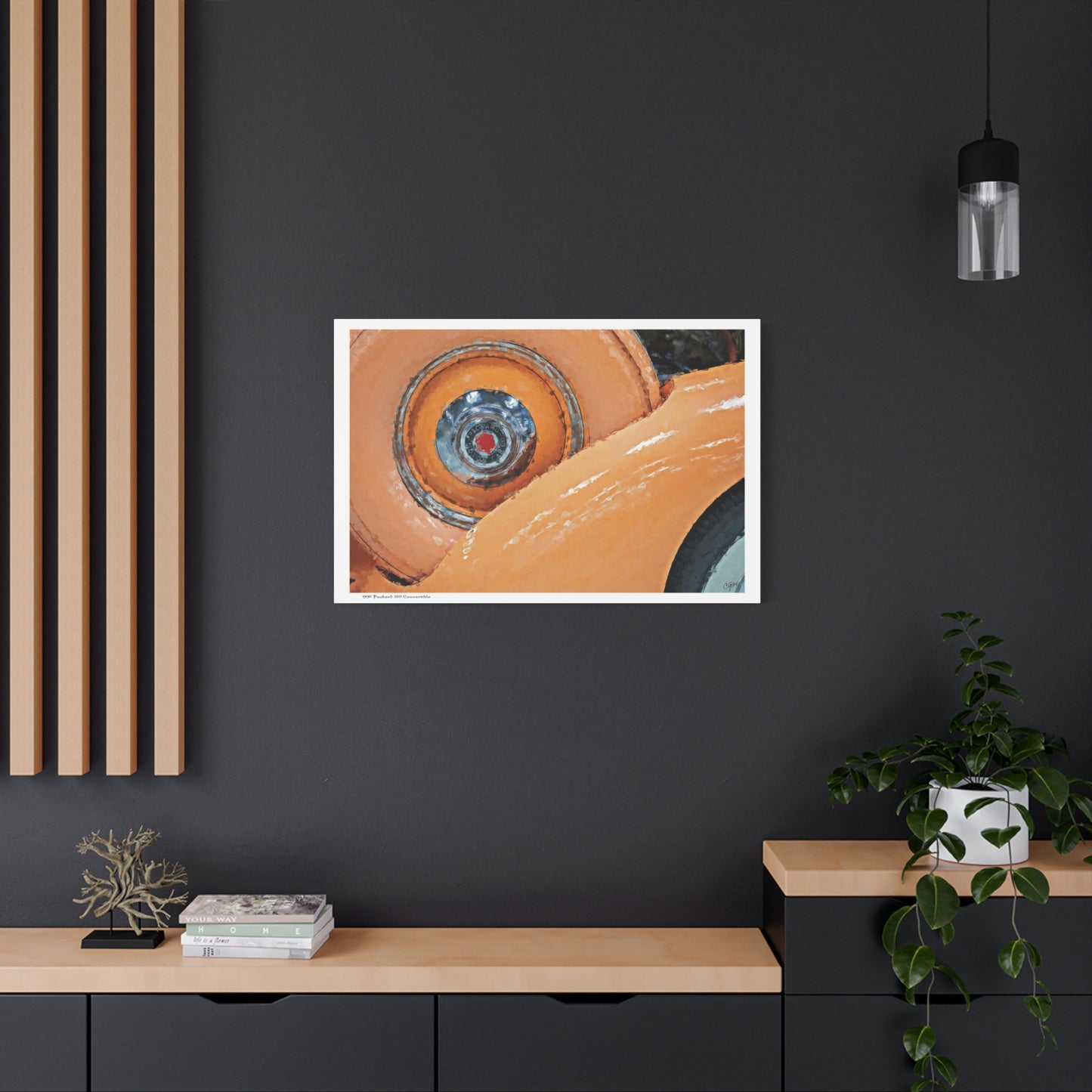 Canvas Print - 1936 Packard 120 Convertible Painting