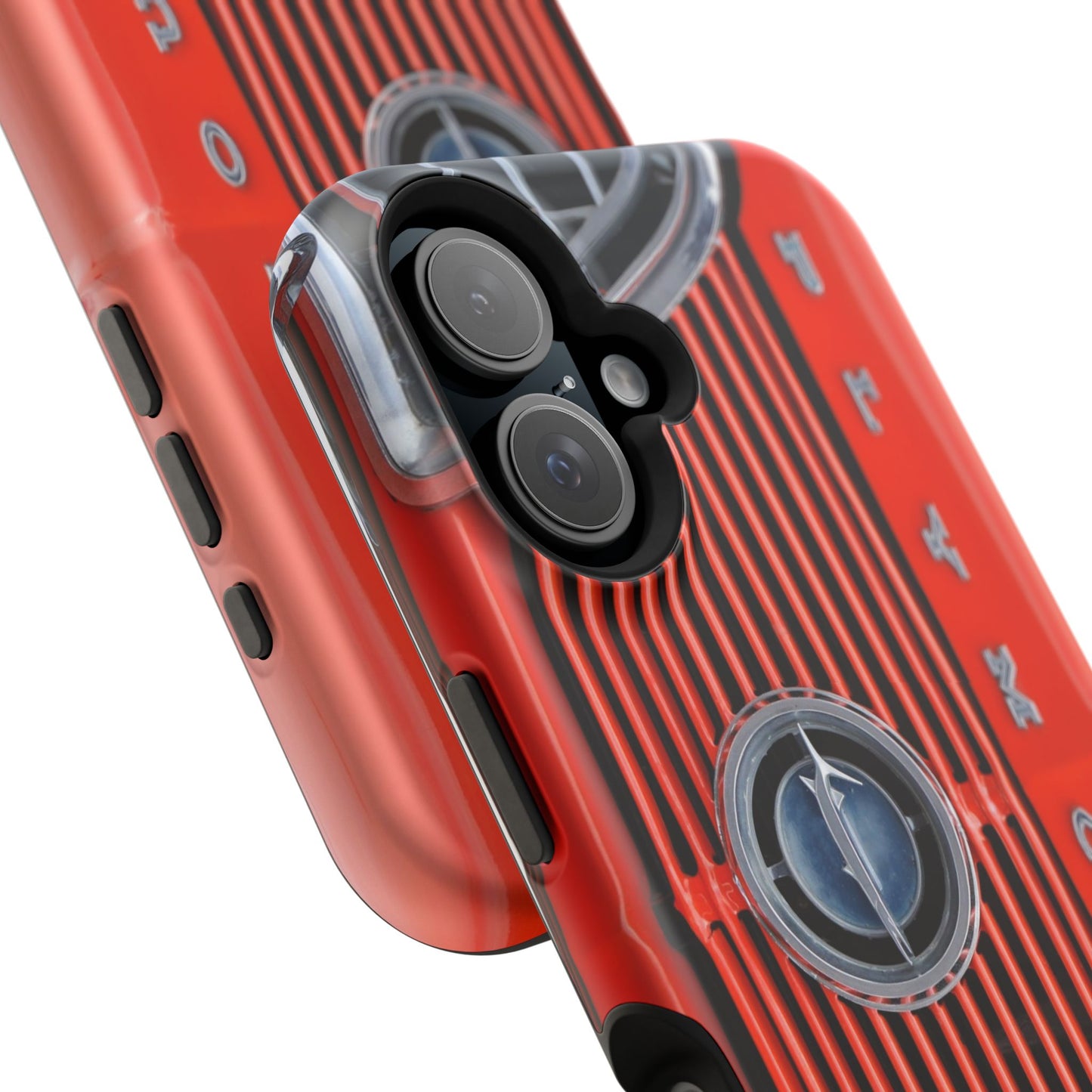 Car Enthusiast Phone Case, Muscle Car Lover Gift, Automotive Grill Design, Auto Fan Accessory, Vehicle Logo Cover, Retro Classic Car