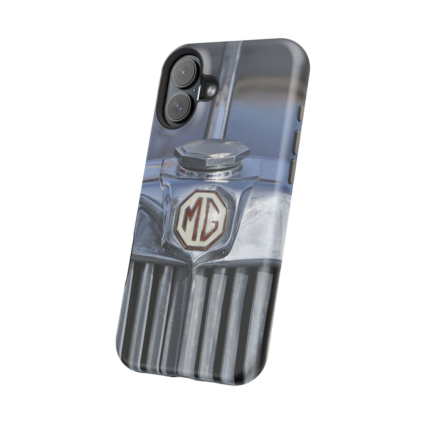 iPhone Case, 1953 MG TD Classic Sports Car Magnetic Tough Case, Vintage Car Gift, Car Enthusiast Phone Cover, Vehicle Lover Tech Accessory,