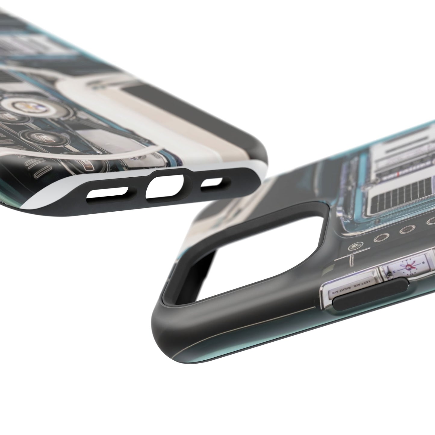 Vintage Car Dashboard Magnetic Tough Cases, 1964 Ford Thunderbird Phone Case, Automotive Gift, Car Lover Gift, Retro Auto Accessories, Car
