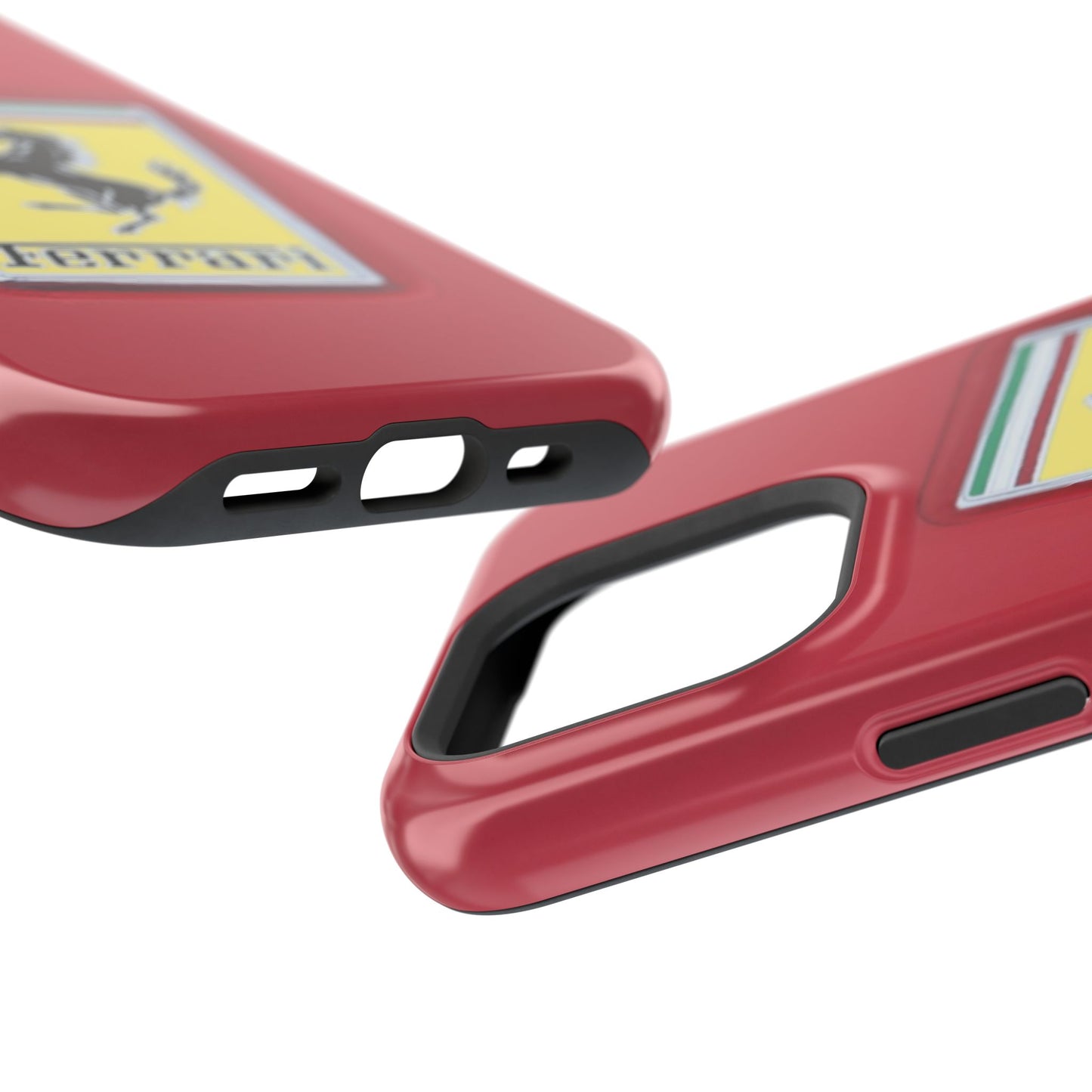 Magnetic iPhone Cases, Legendary Ferrari Badge Design, Tough Phone Case, Protective Cover, Custom Smartphone Shell, Unique Mobile Accessory