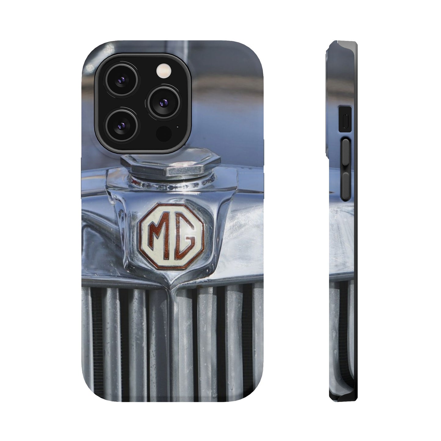 iPhone Case, 1953 MG TD Classic Sports Car Magnetic Tough Case, Vintage Car Gift, Car Enthusiast Phone Cover, Vehicle Lover Tech Accessory,