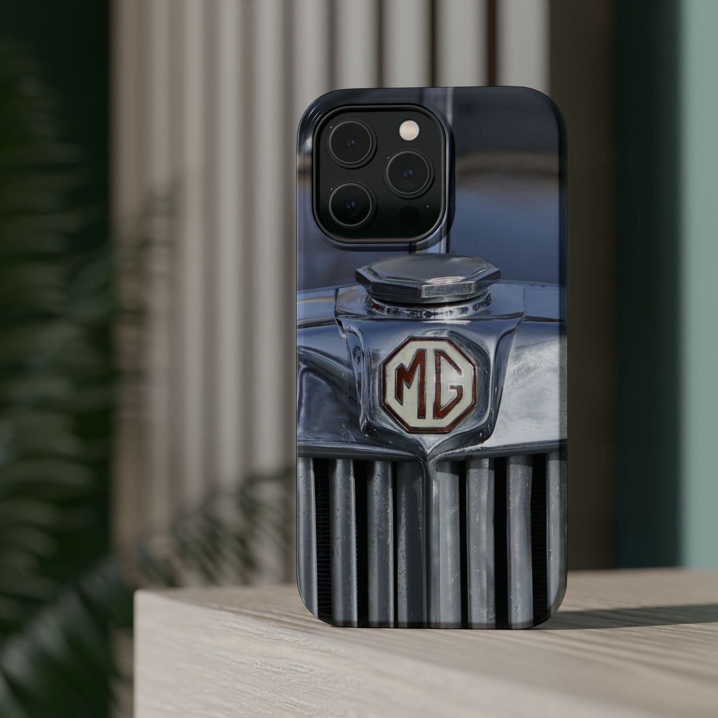 iPhone Case, 1953 MG TD Classic Sports Car Magnetic Tough Case, Vintage Car Gift, Car Enthusiast Phone Cover, Vehicle Lover Tech Accessory,