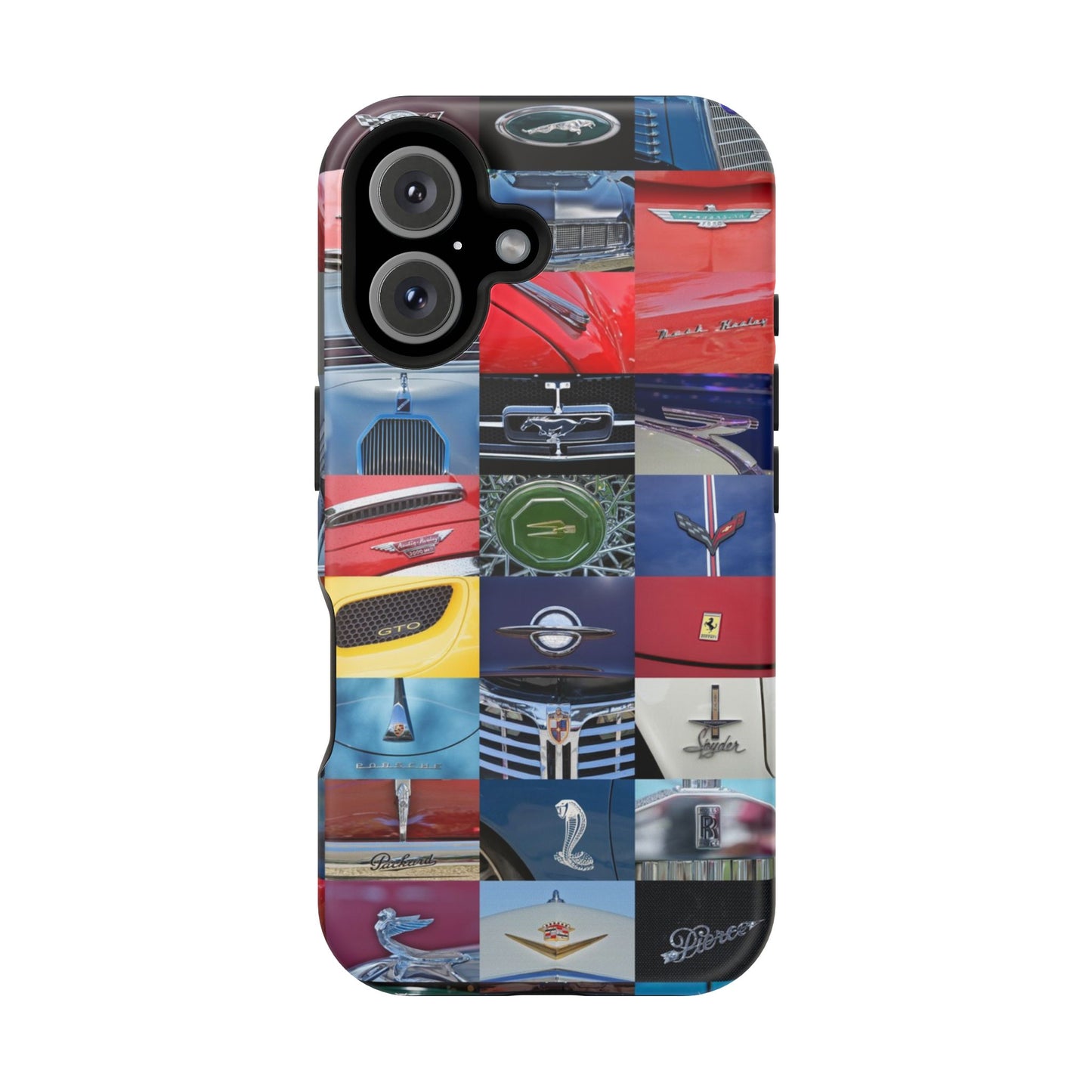 Magnetic Tough Cases, Muscle Car Logo Badges, Classic Car Details - iPhone Accessories, Protective Cover, Vehicle Enthusiast Gift, Car Lover