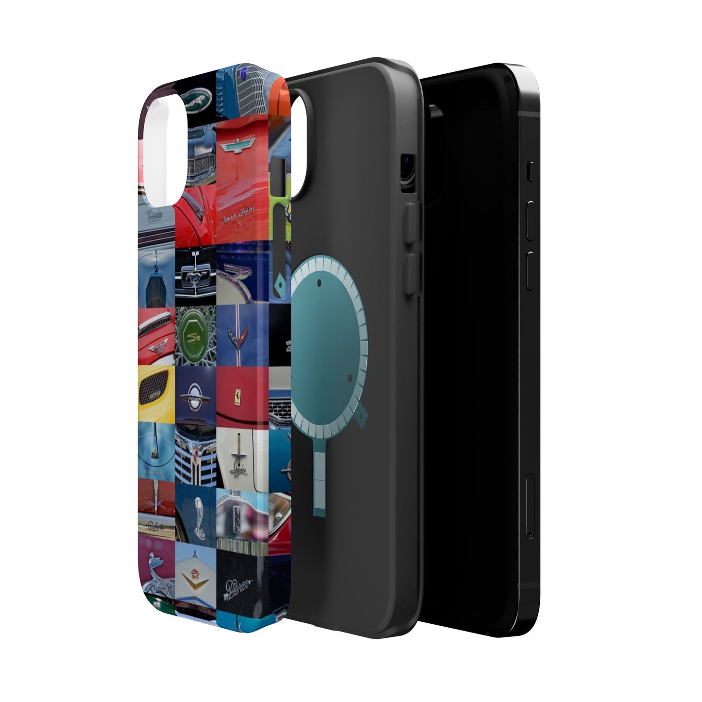 Magnetic Tough Cases, Muscle Car Logo Badges, Classic Car Details - iPhone Accessories, Protective Cover, Vehicle Enthusiast Gift, Car Lover