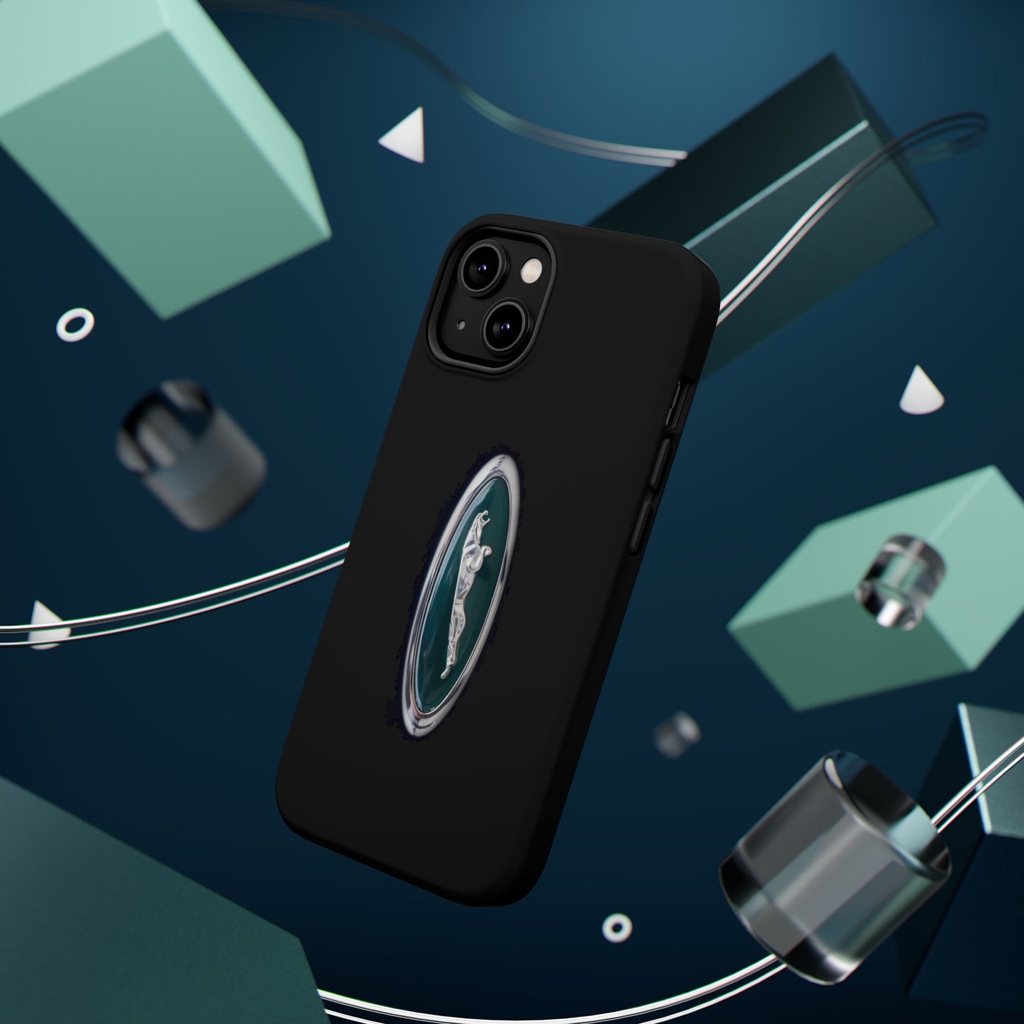 Magnetic Tough Cases, Classic Jaguar 'Leaper' Car Badge, Car Lover Gift, Protective iPhone Cover, Unique Design, Automotive Enthusiast