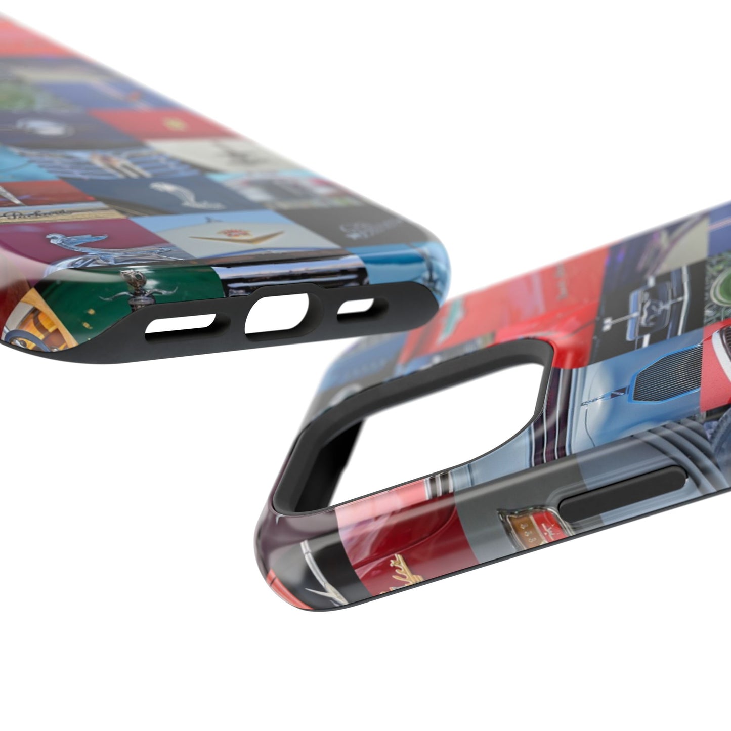 Magnetic Tough Cases, Muscle Car Logo Badges, Classic Car Details - iPhone Accessories, Protective Cover, Vehicle Enthusiast Gift, Car Lover