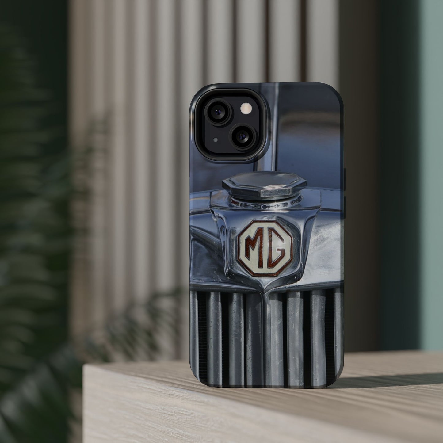 iPhone Case, 1953 MG TD Classic Sports Car Magnetic Tough Case, Vintage Car Gift, Car Enthusiast Phone Cover, Vehicle Lover Tech Accessory,