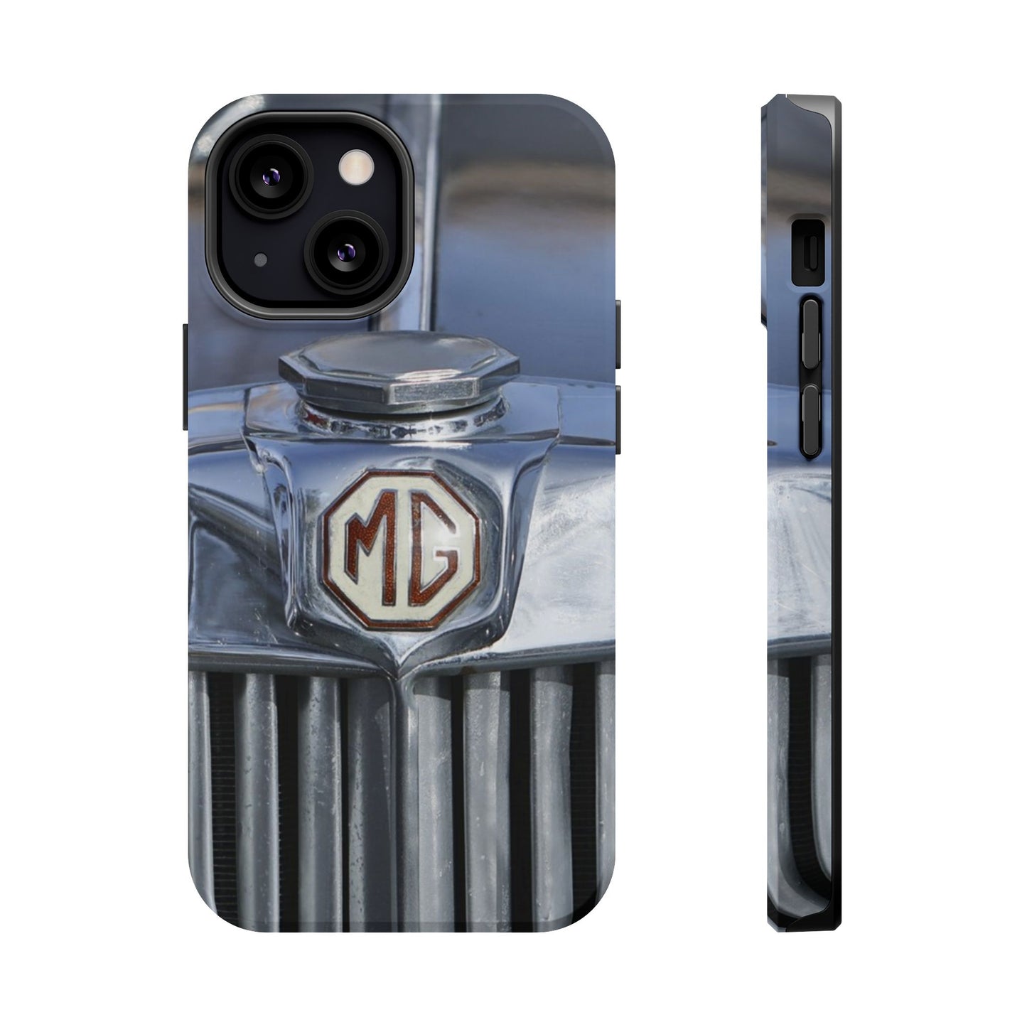 iPhone Case, 1953 MG TD Classic Sports Car Magnetic Tough Case, Vintage Car Gift, Car Enthusiast Phone Cover, Vehicle Lover Tech Accessory,