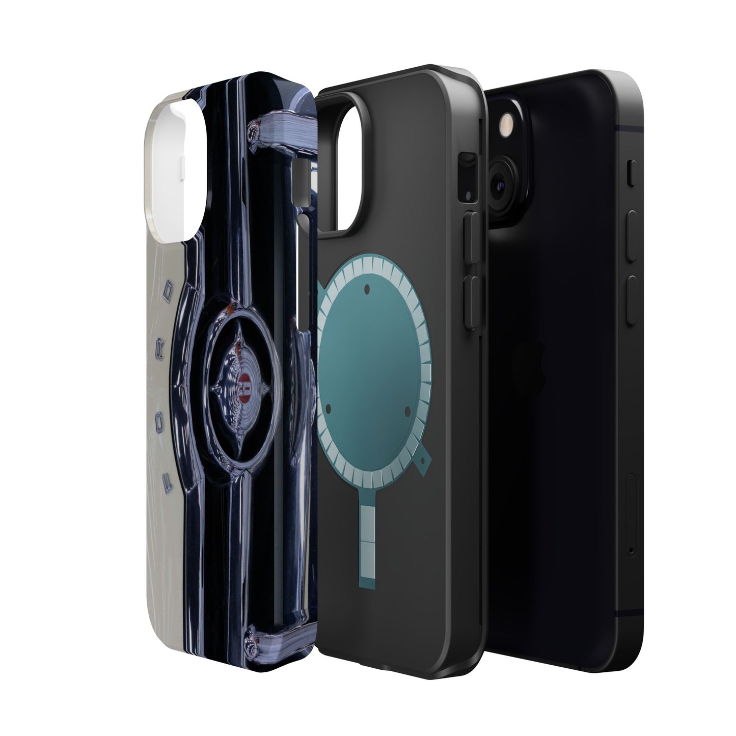 Vintage Car Magnetic Tough iPhone Cases - Automotive Lover's Phone Covers, Gift for Car Enthusiasts, Classic Car Accessories, Unique Phone