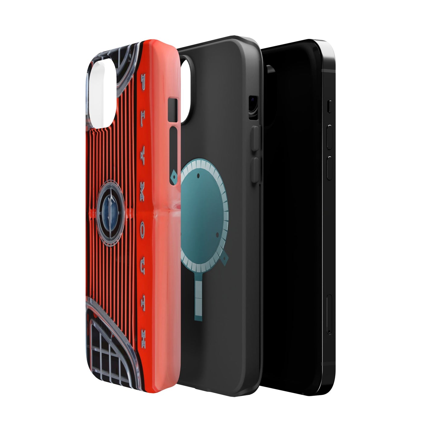Car Enthusiast Phone Case, Muscle Car Lover Gift, Automotive Grill Design, Auto Fan Accessory, Vehicle Logo Cover, Retro Classic Car